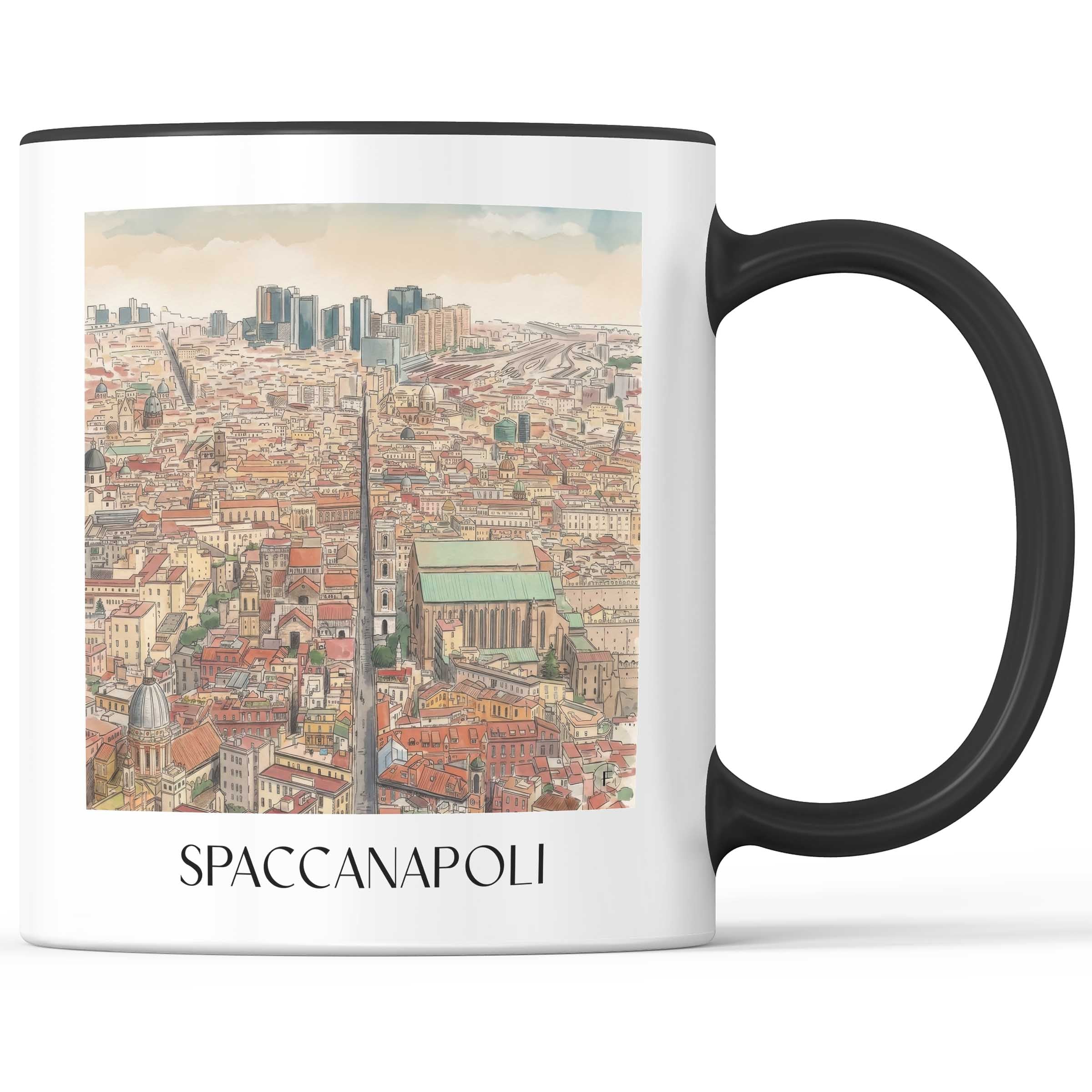 spaccanapoli-neapel-italien-kaffeebecher-aquarell