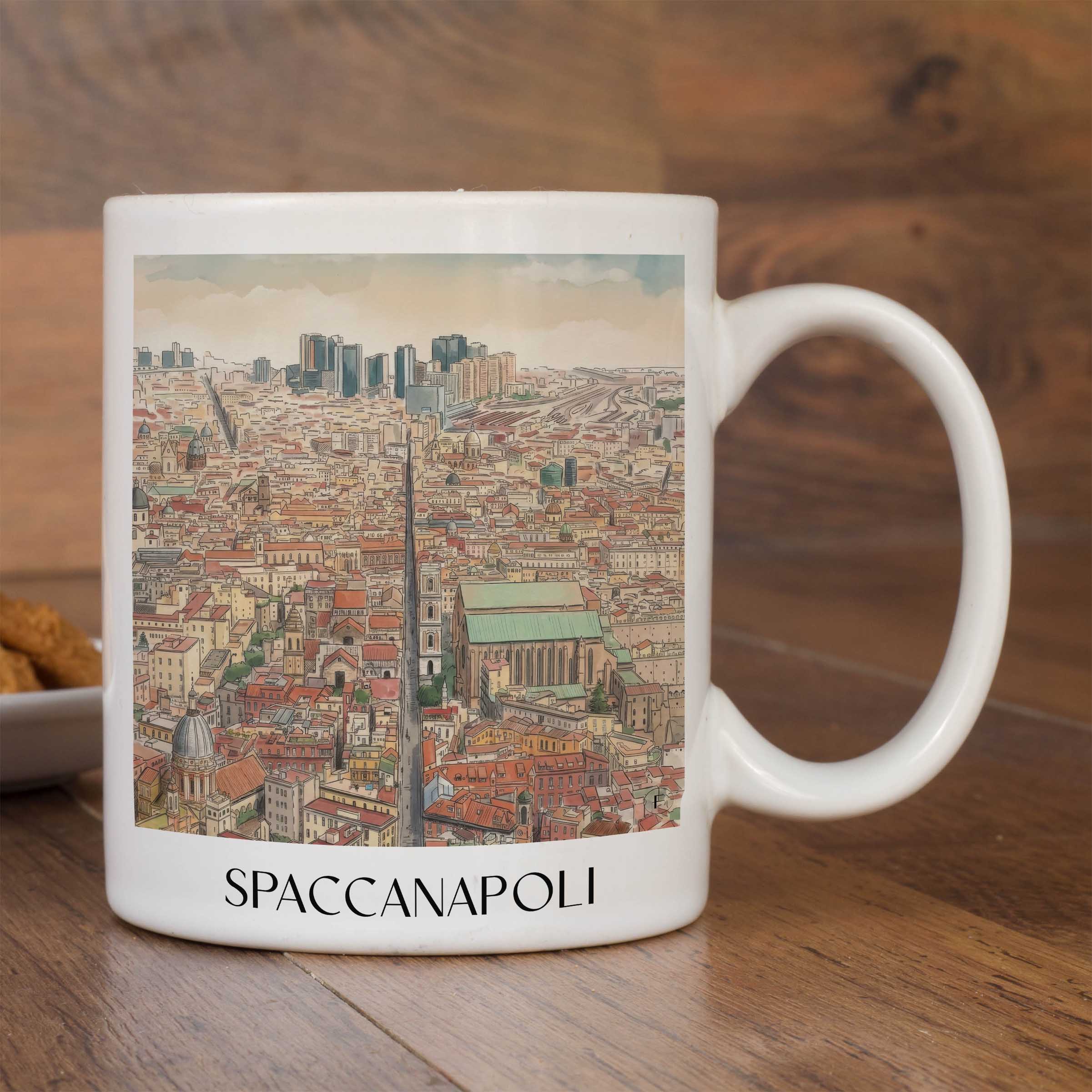 spaccanapoli-neapel-italien-kaffeebecher-aquarell