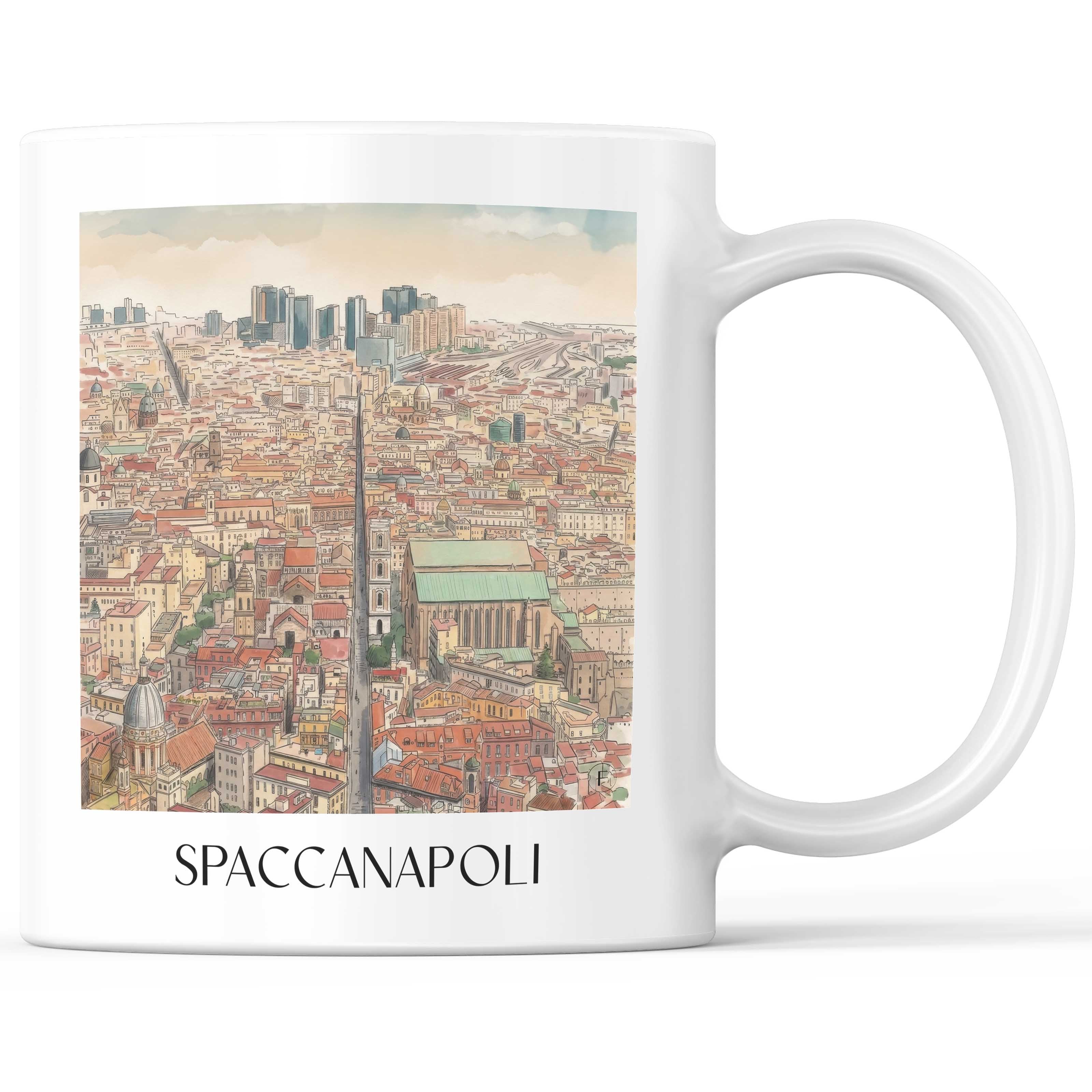 spaccanapoli-neapel-italien-kaffeebecher-aquarell