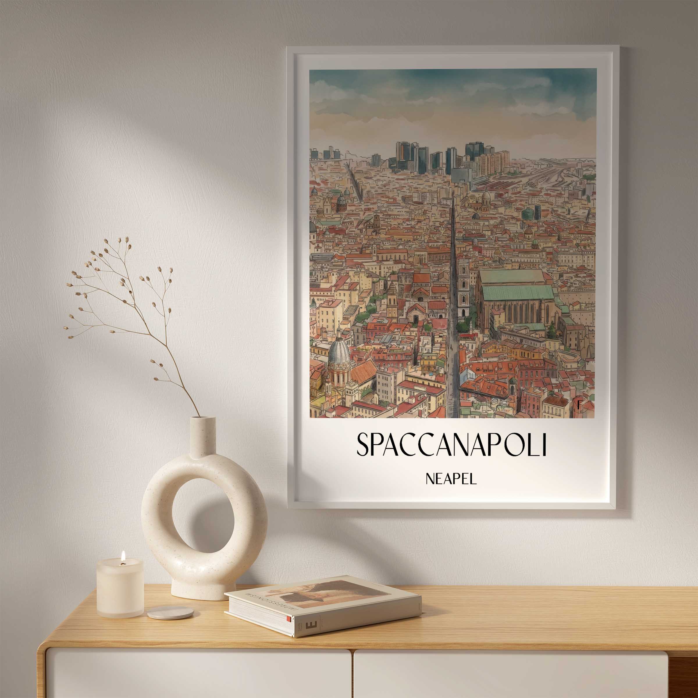 spaccanapoli-neapel-italien-poster-aquarell