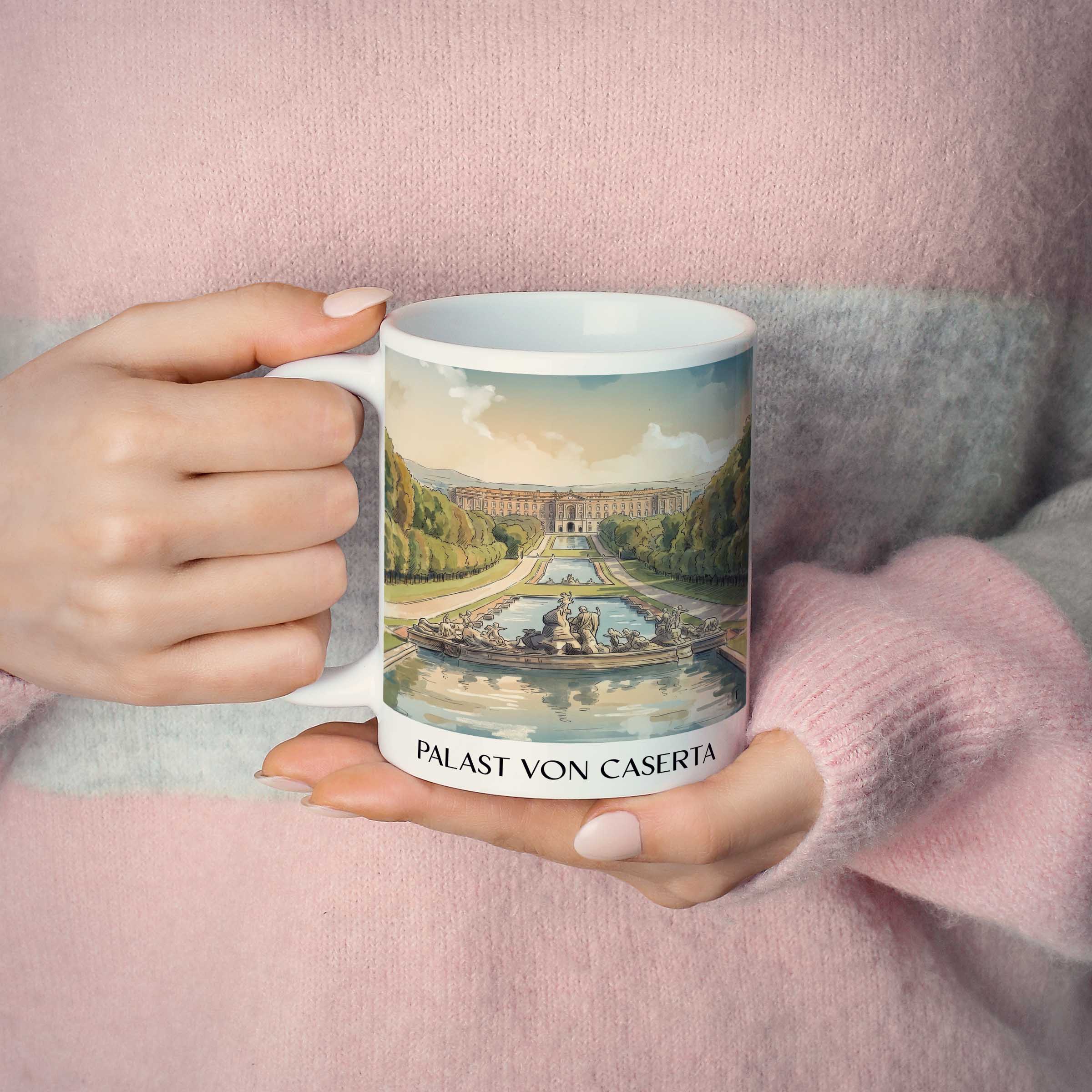 palast-von-caserta-kampanien-italien-kaffeebecher-aquarell