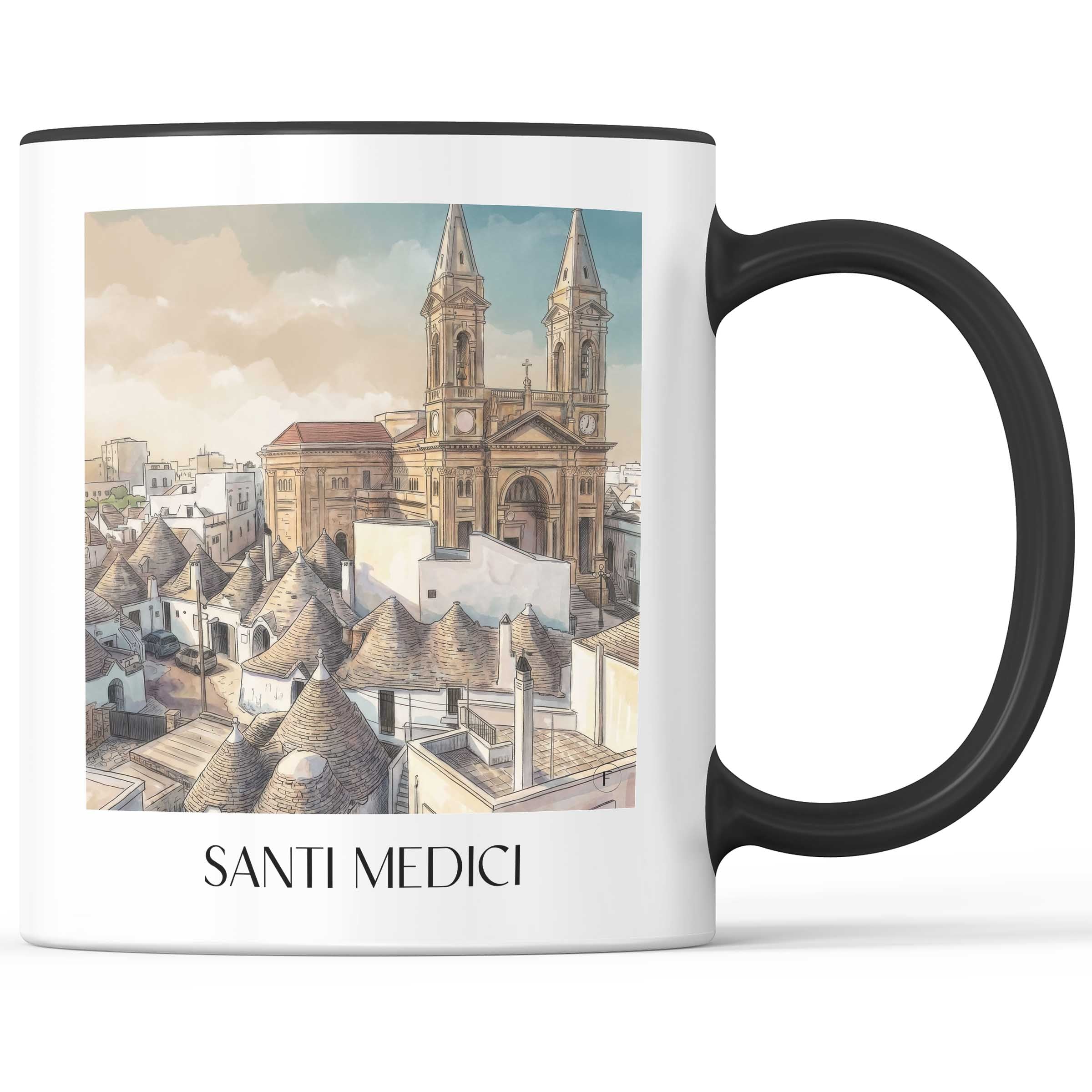 santi-medici-alberobello-italien-kaffeebecher-aquarell
