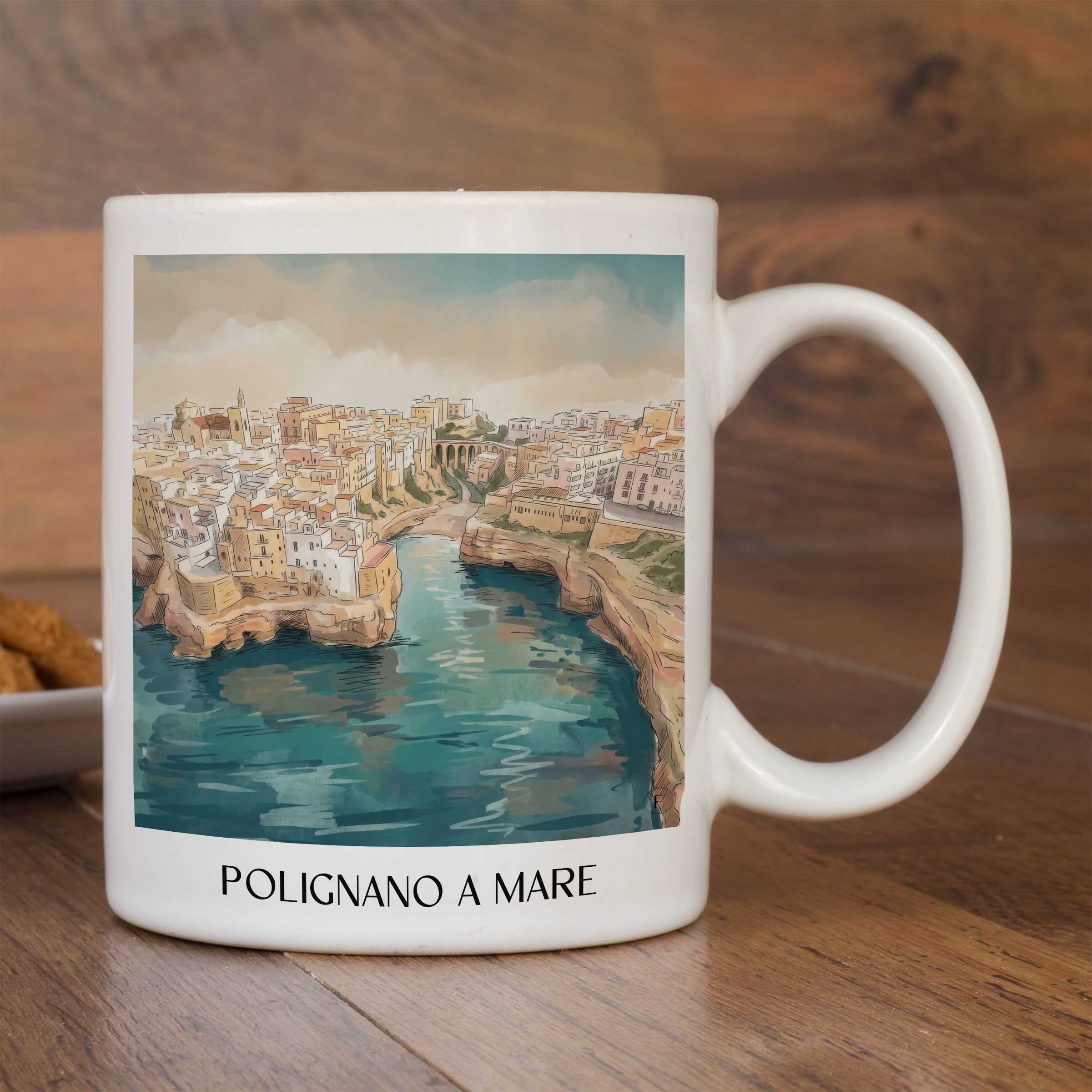 polignano-a-mare-apulien-italien-kaffeebecher-aquarell