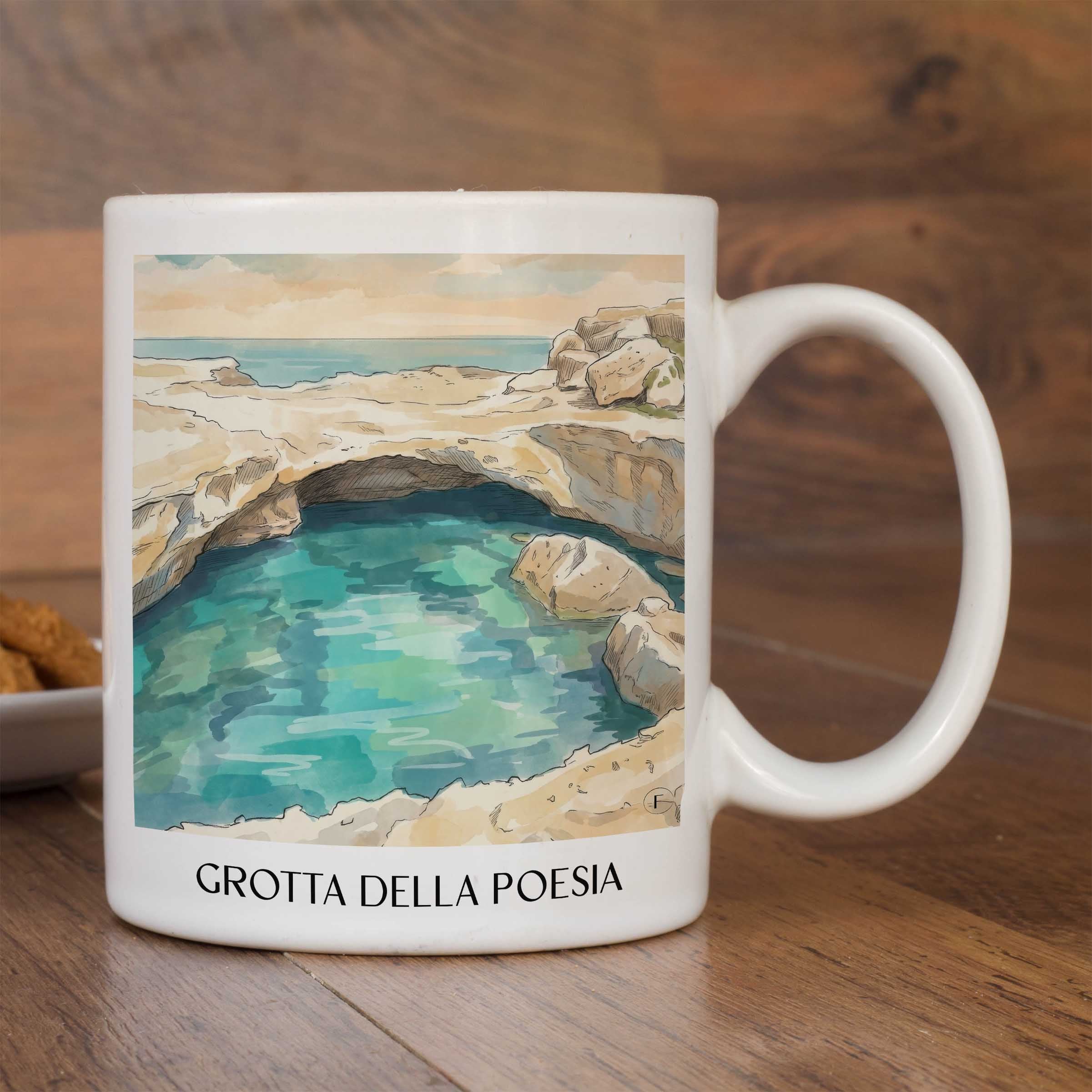 grotta-della-poesia-roca-vecchia-italien-kaffeebecher-aquarell