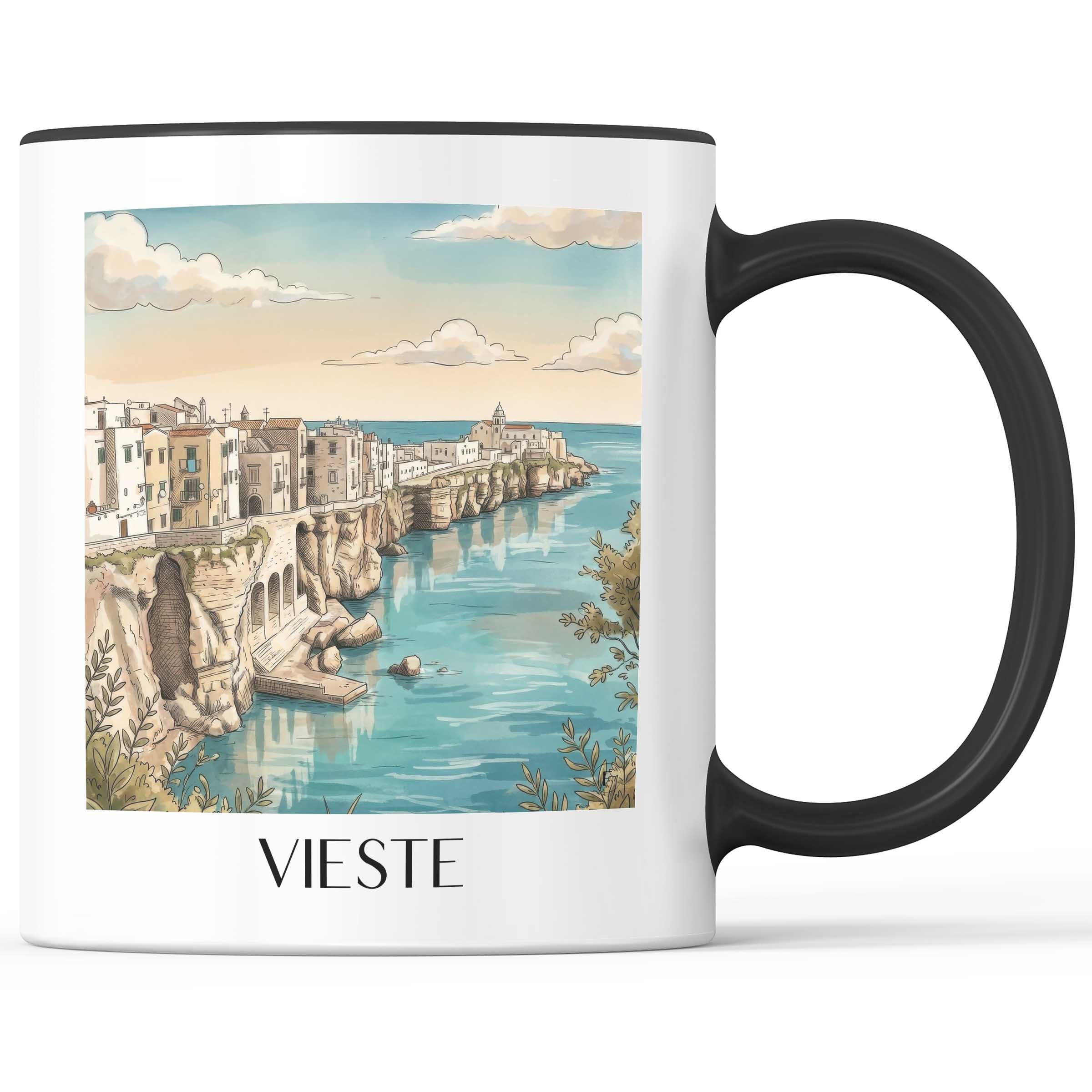 vieste-apulien-italien-kaffeebecher-aquarell