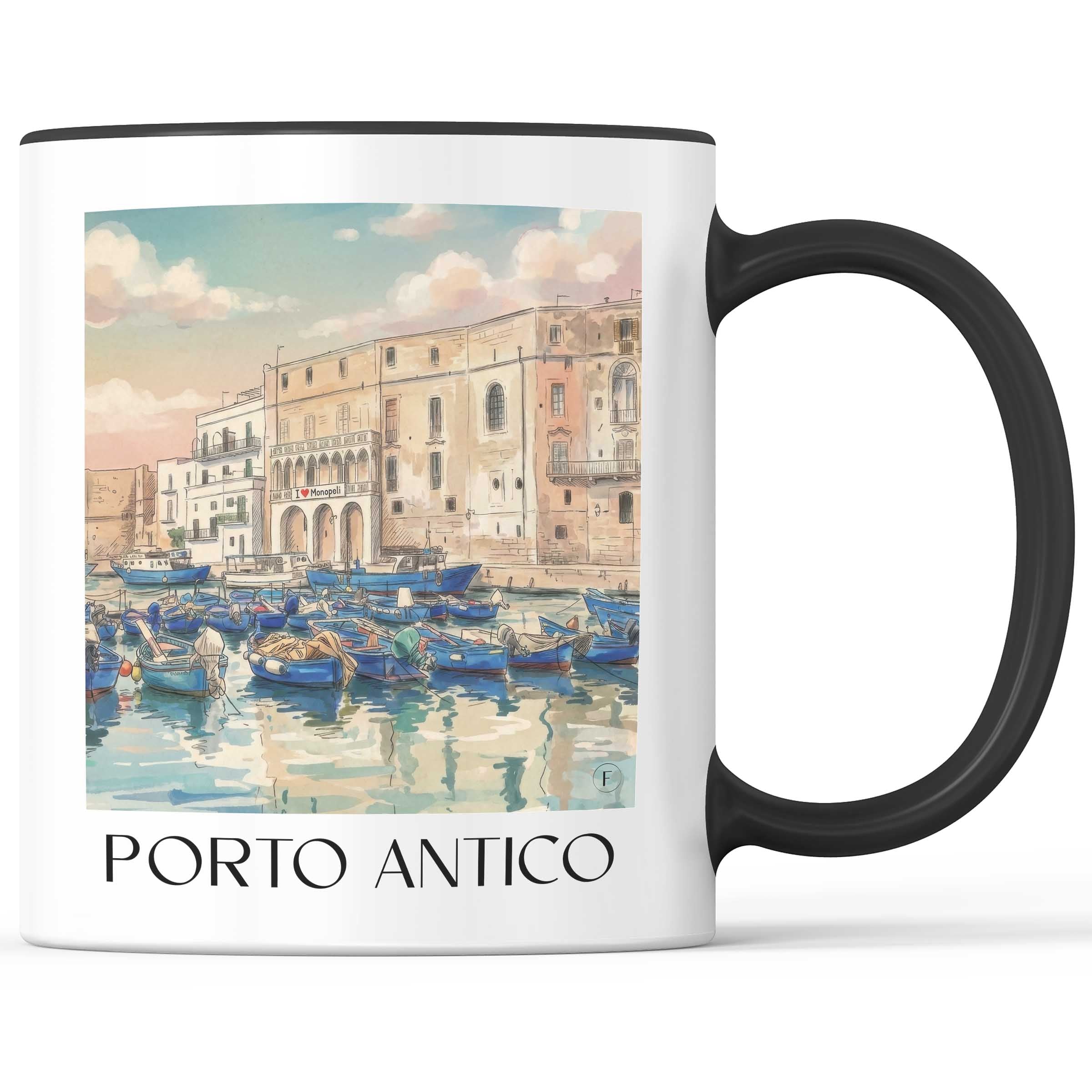 porto-antico-monopoli-italien-kaffeebecher-aquarell