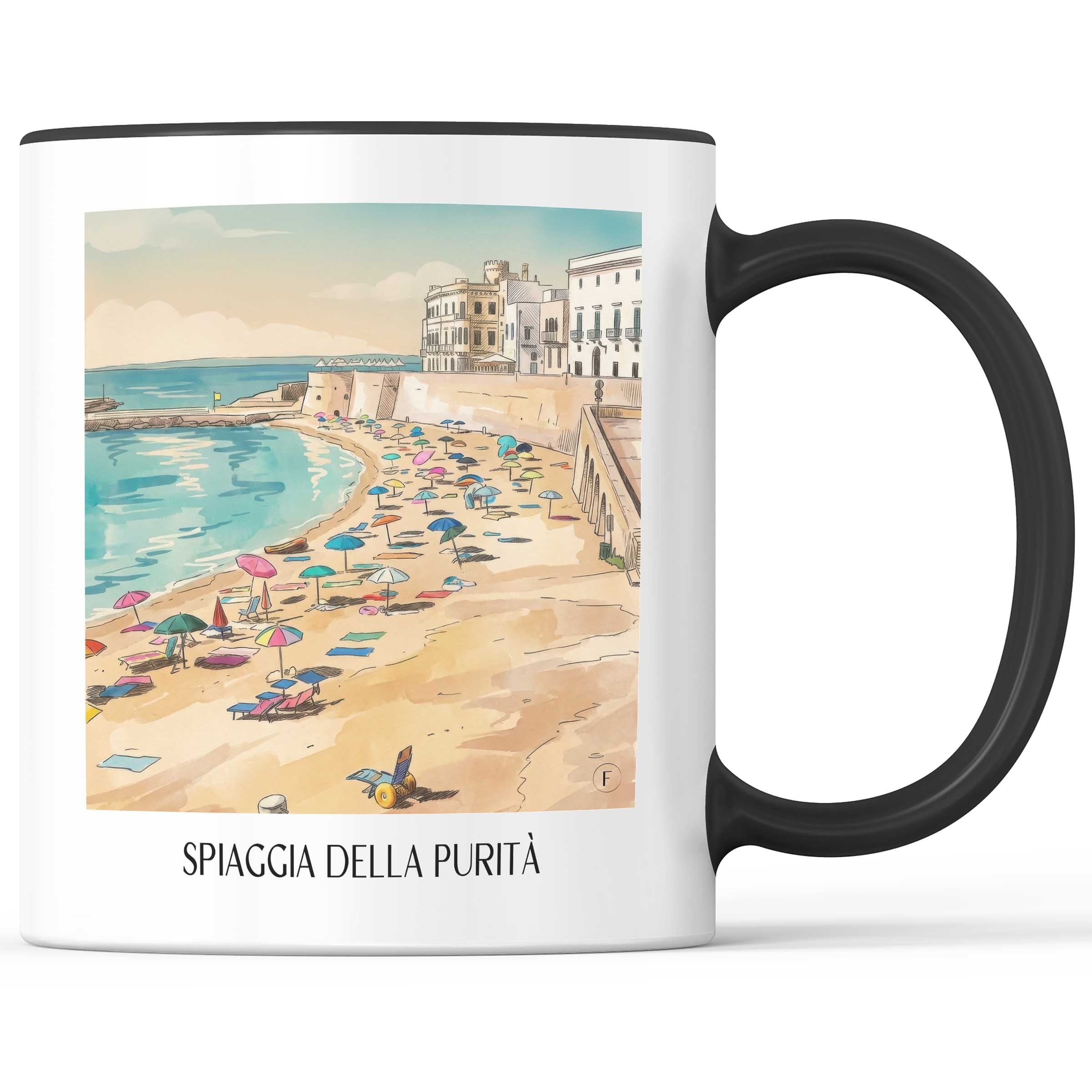 spiaggia-della-purità-gallipoli-italien-kaffeebecher-aquarell