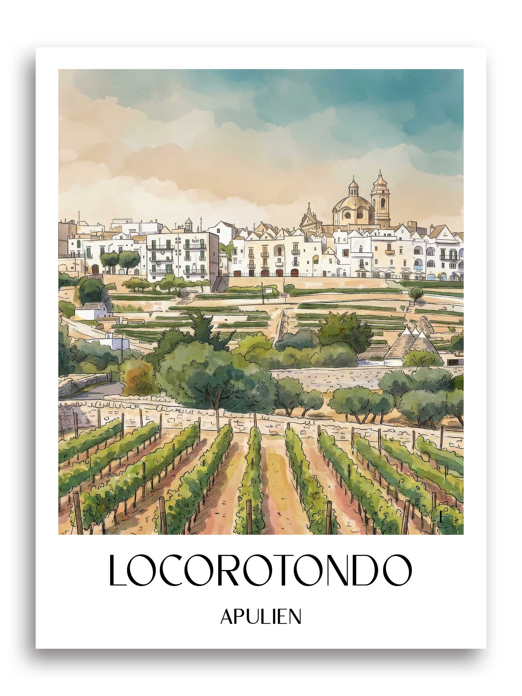 locorotondo-apulien-italien-poster-aquarell