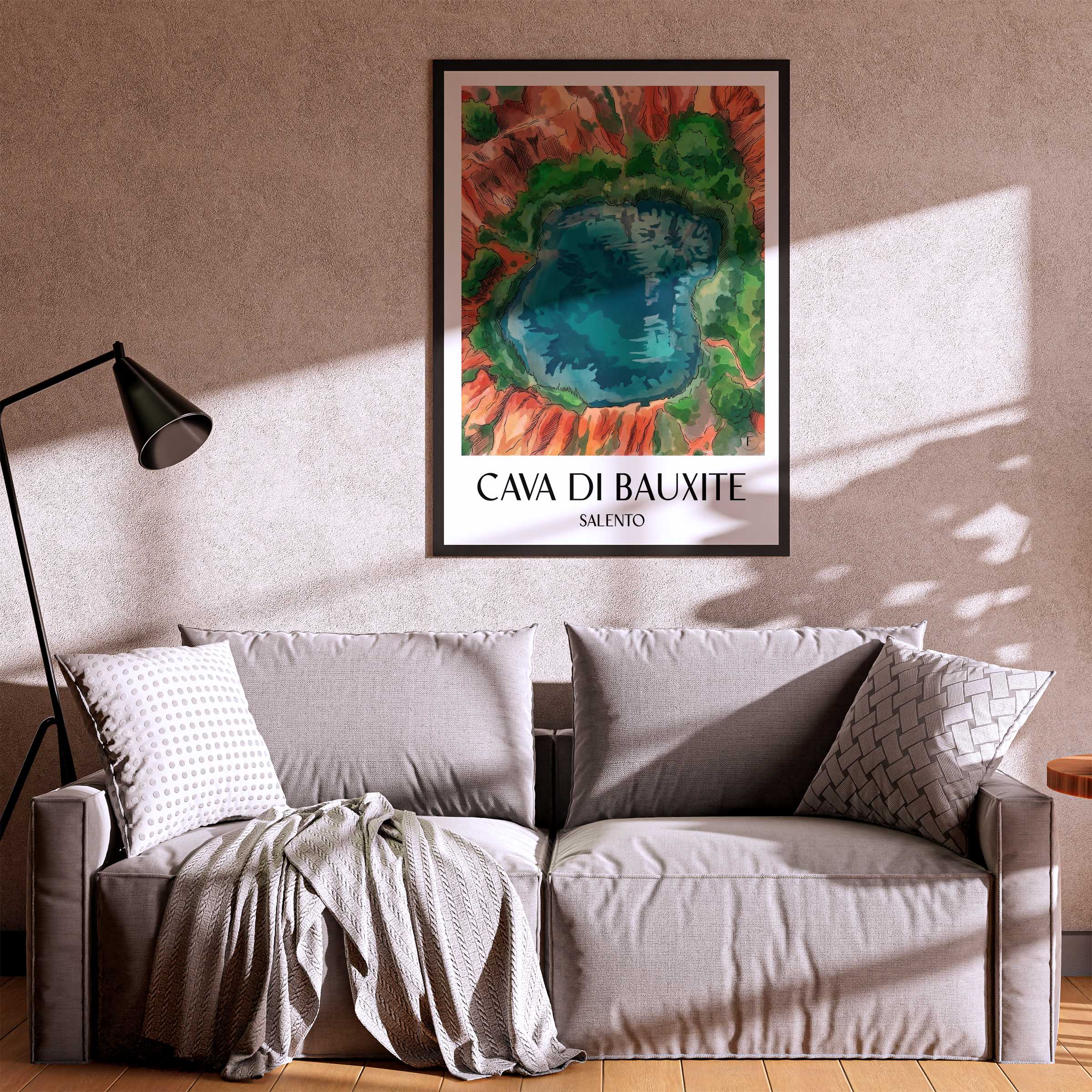 cava-di-bauxite-salento-italien-poster-aquarell