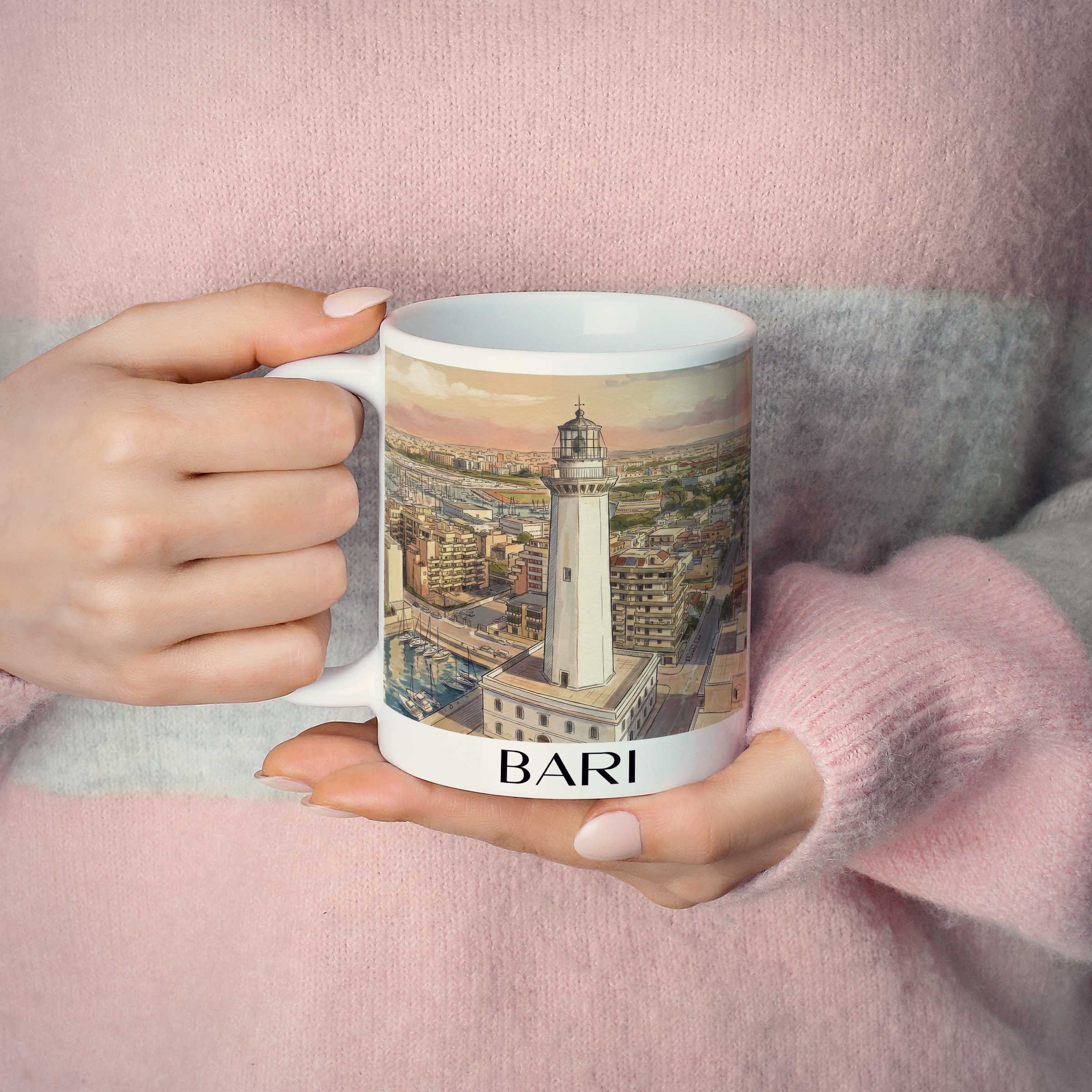 bari-apulien-italien-kaffeebecher-aquarell