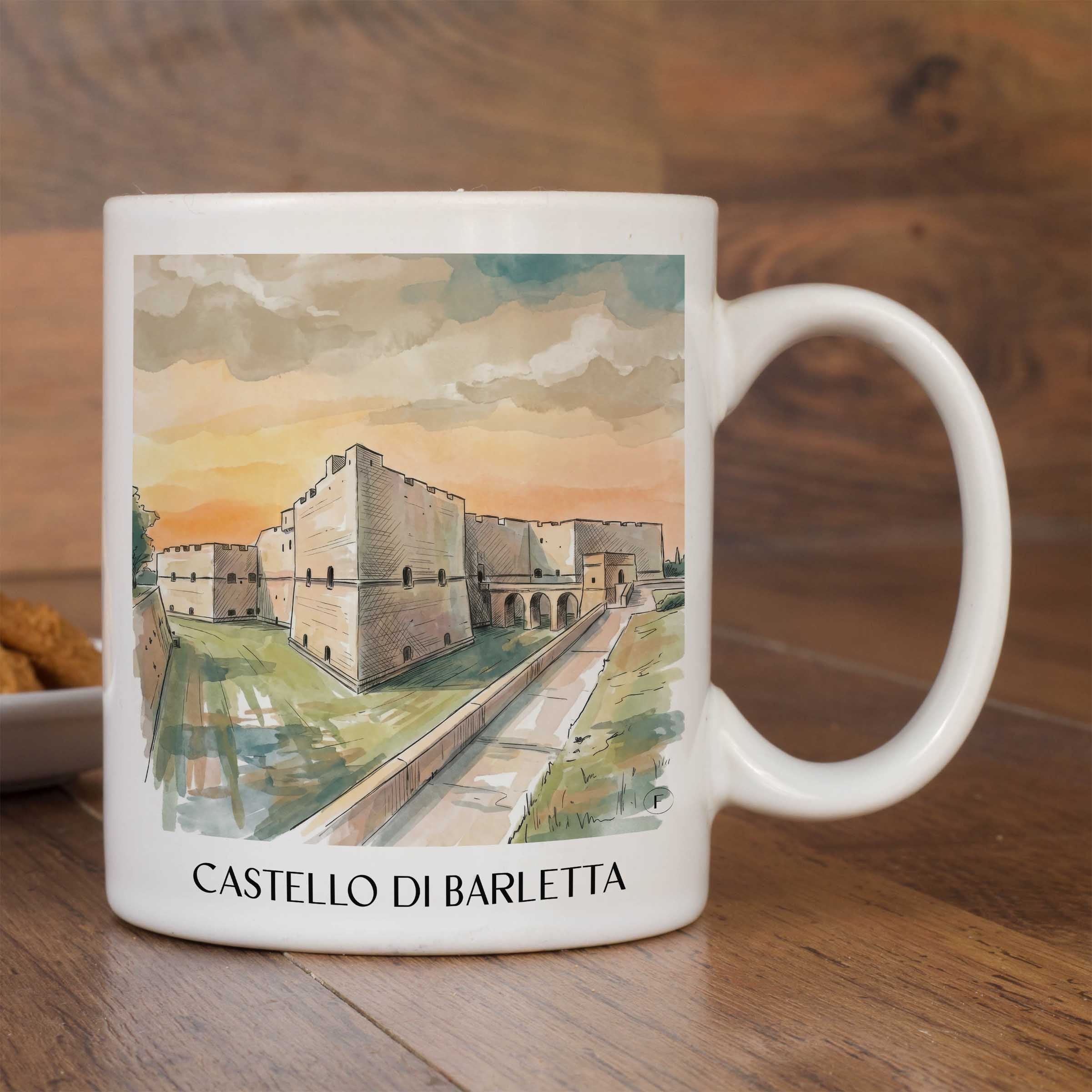 castello-di-barletta-apulien-italien-kaffeebecher-aquarell