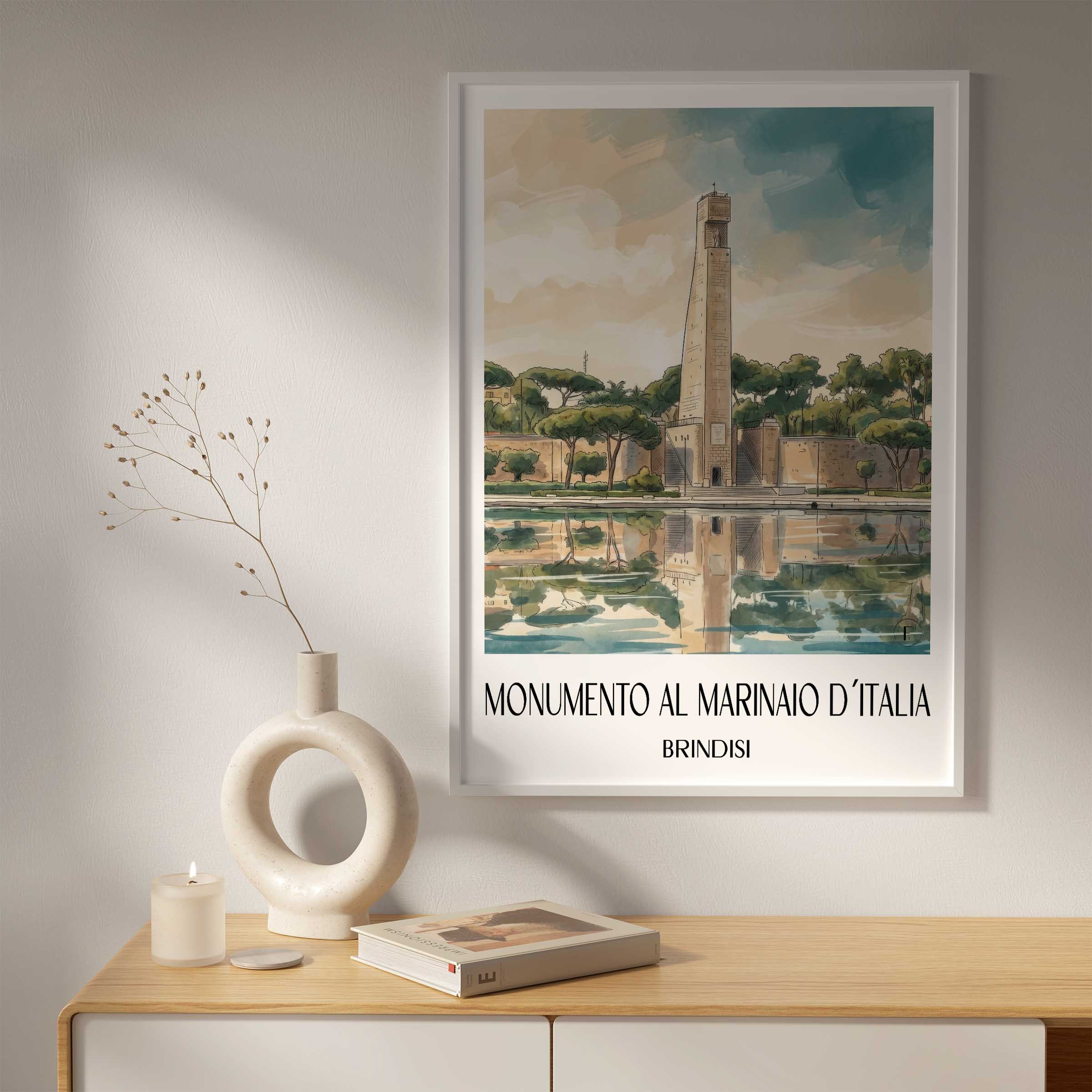 monumento-al-marinaio-d´italia-brindisi-italien-poster-aquarell