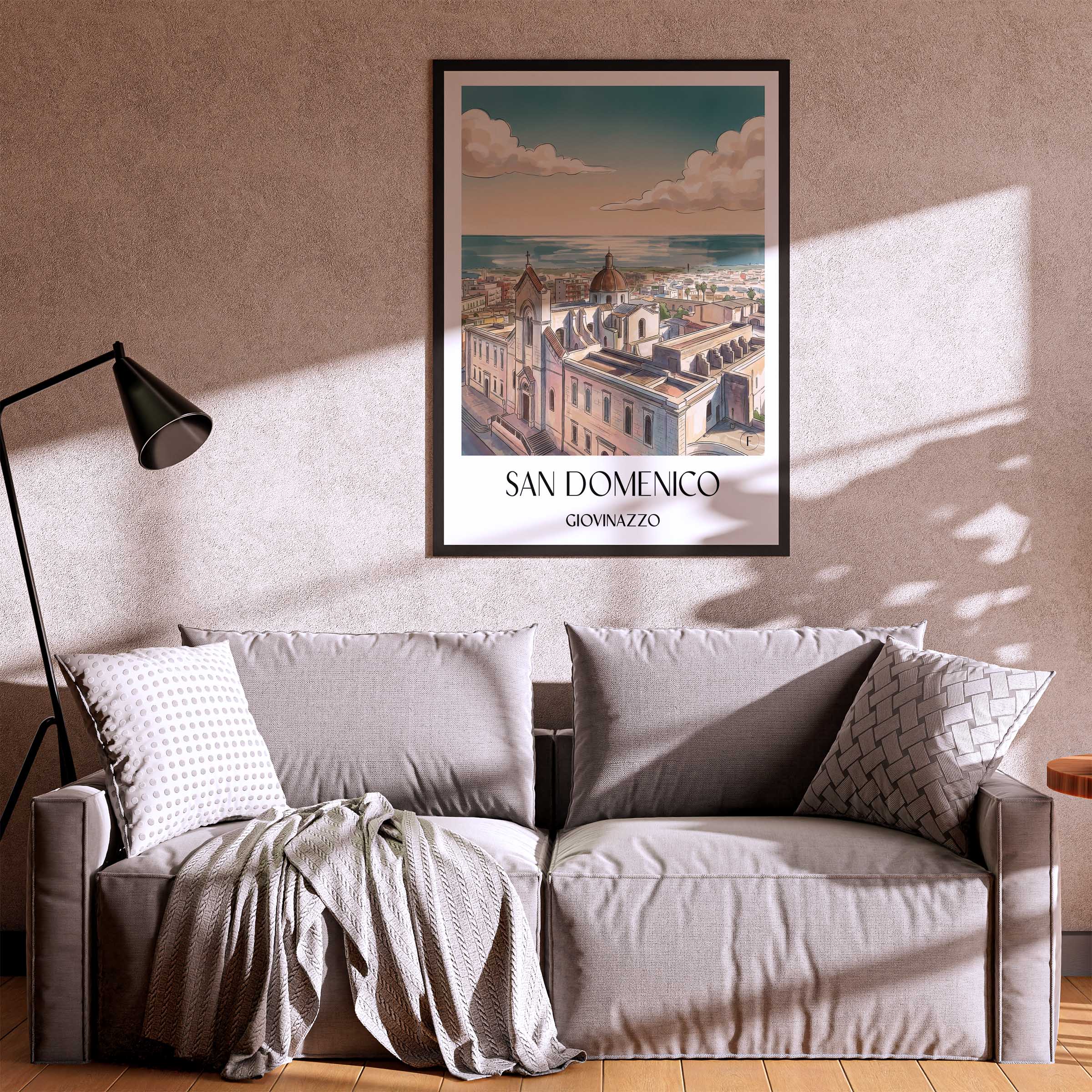 san-domenico-giovinazzo-italien-poster-aquarell