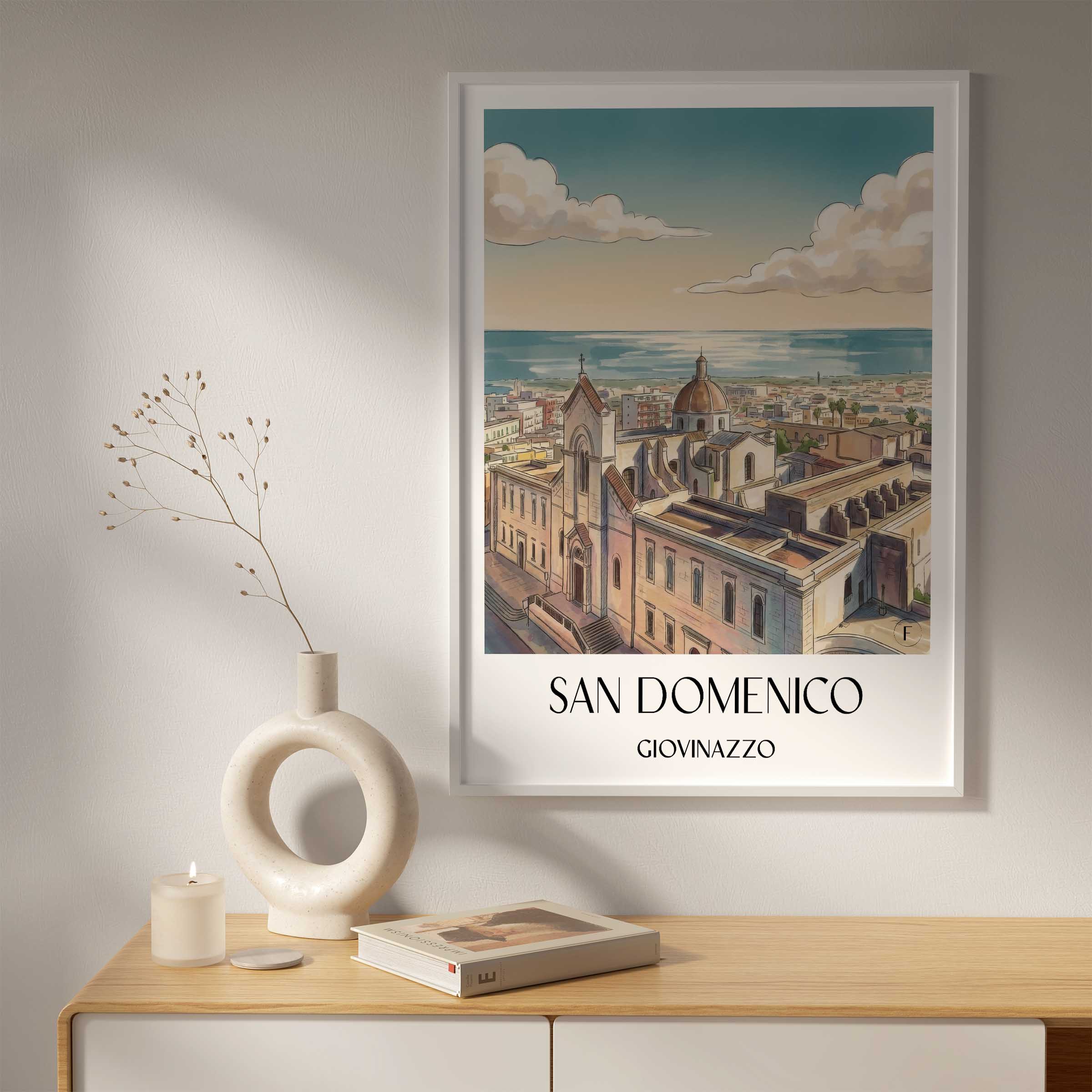 san-domenico-giovinazzo-italien-poster-aquarell