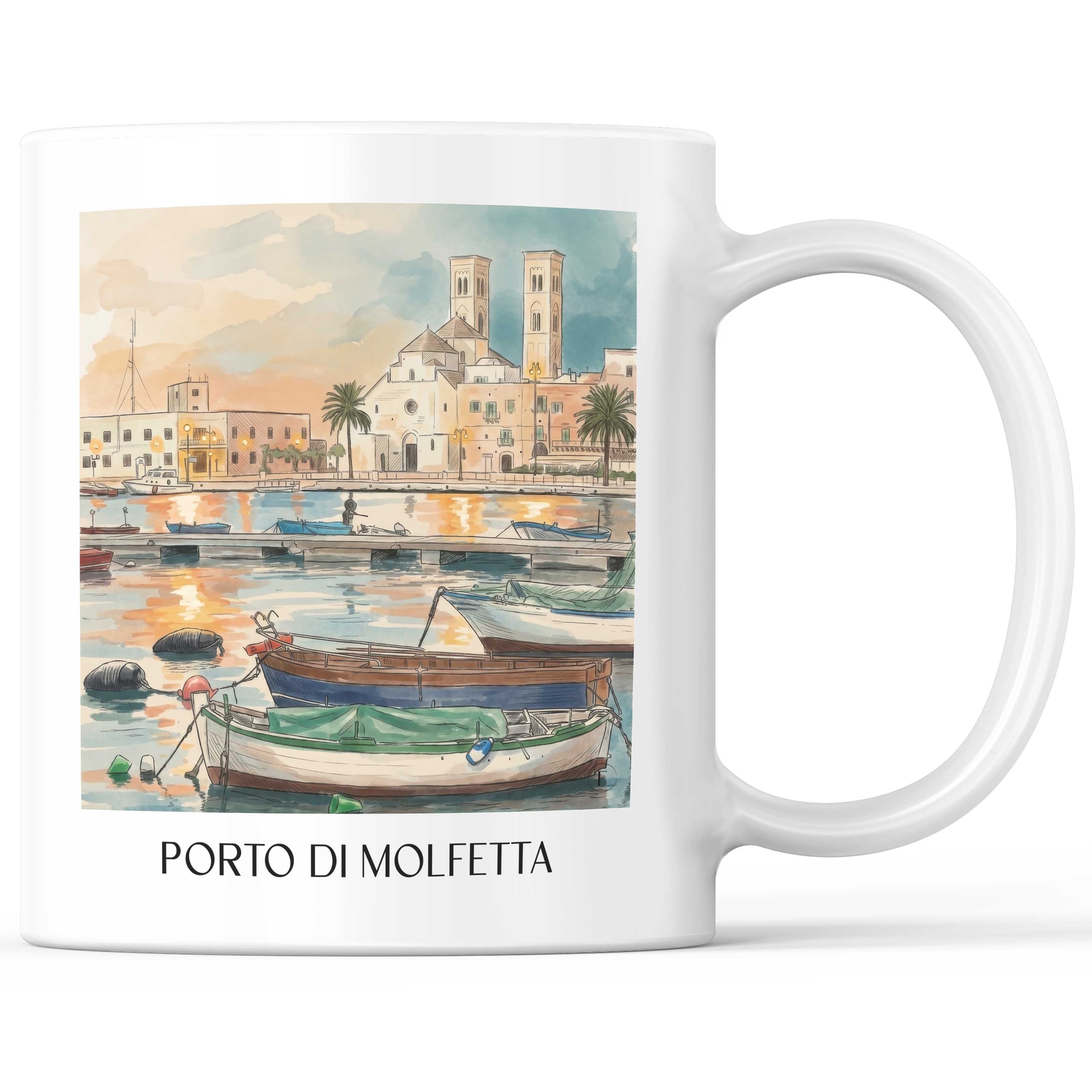 porto-di-molfetta-apulien-italien-kaffeebecher-aquarell