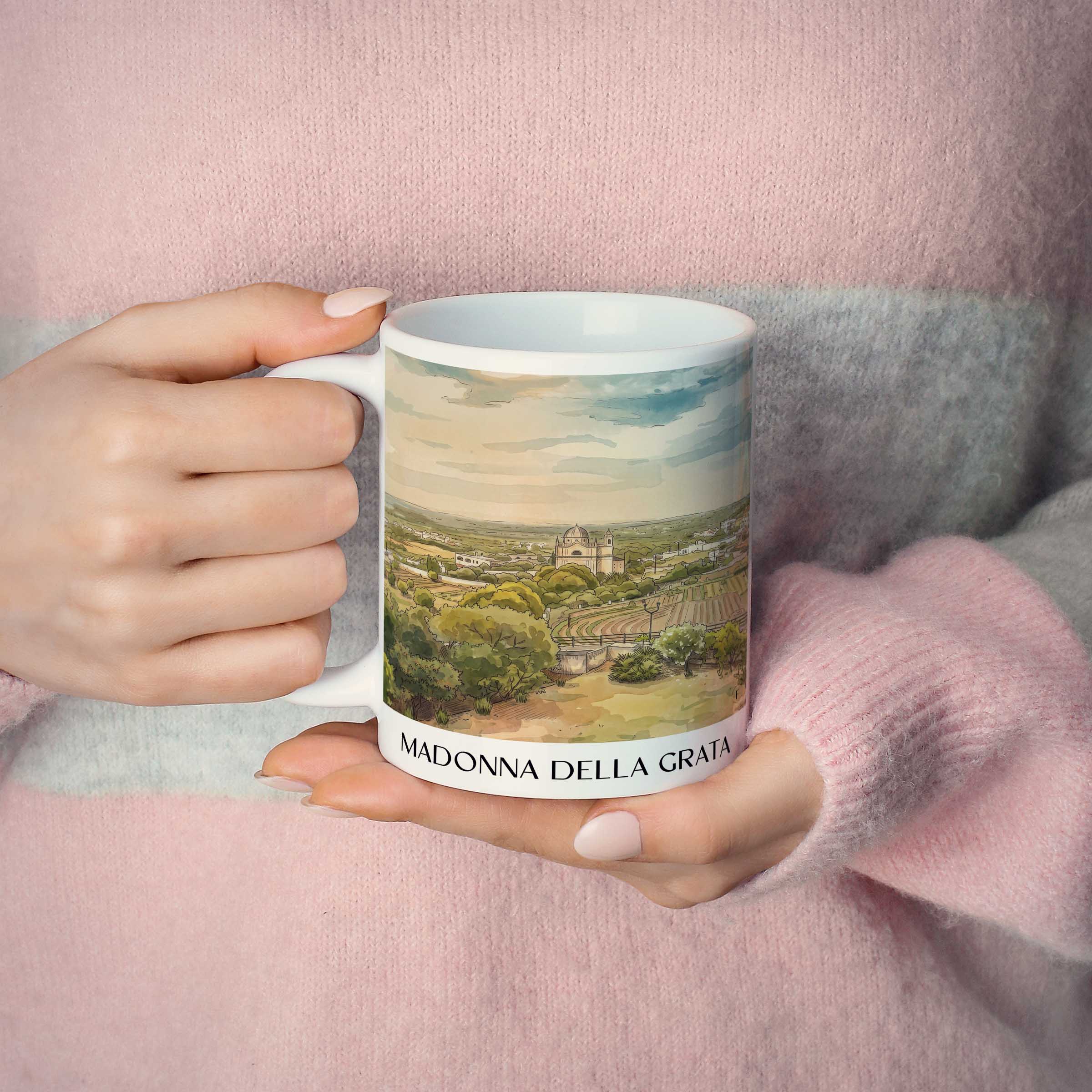 madonna-della-grata-ostuni-italien-kaffeebecher-aquarell