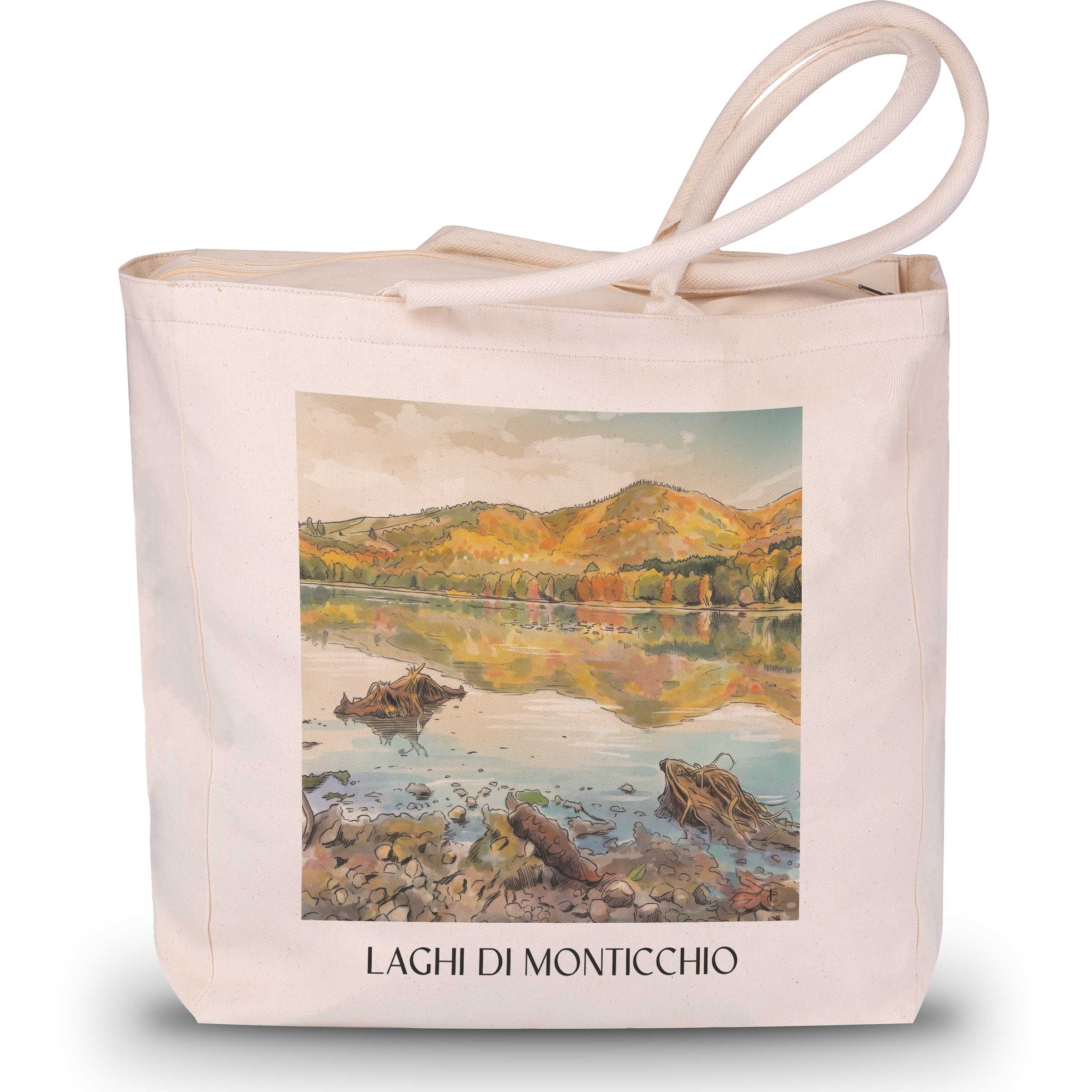 laghi-di-monticchio-basilikata-italien-einkaufstasche-aquarell
