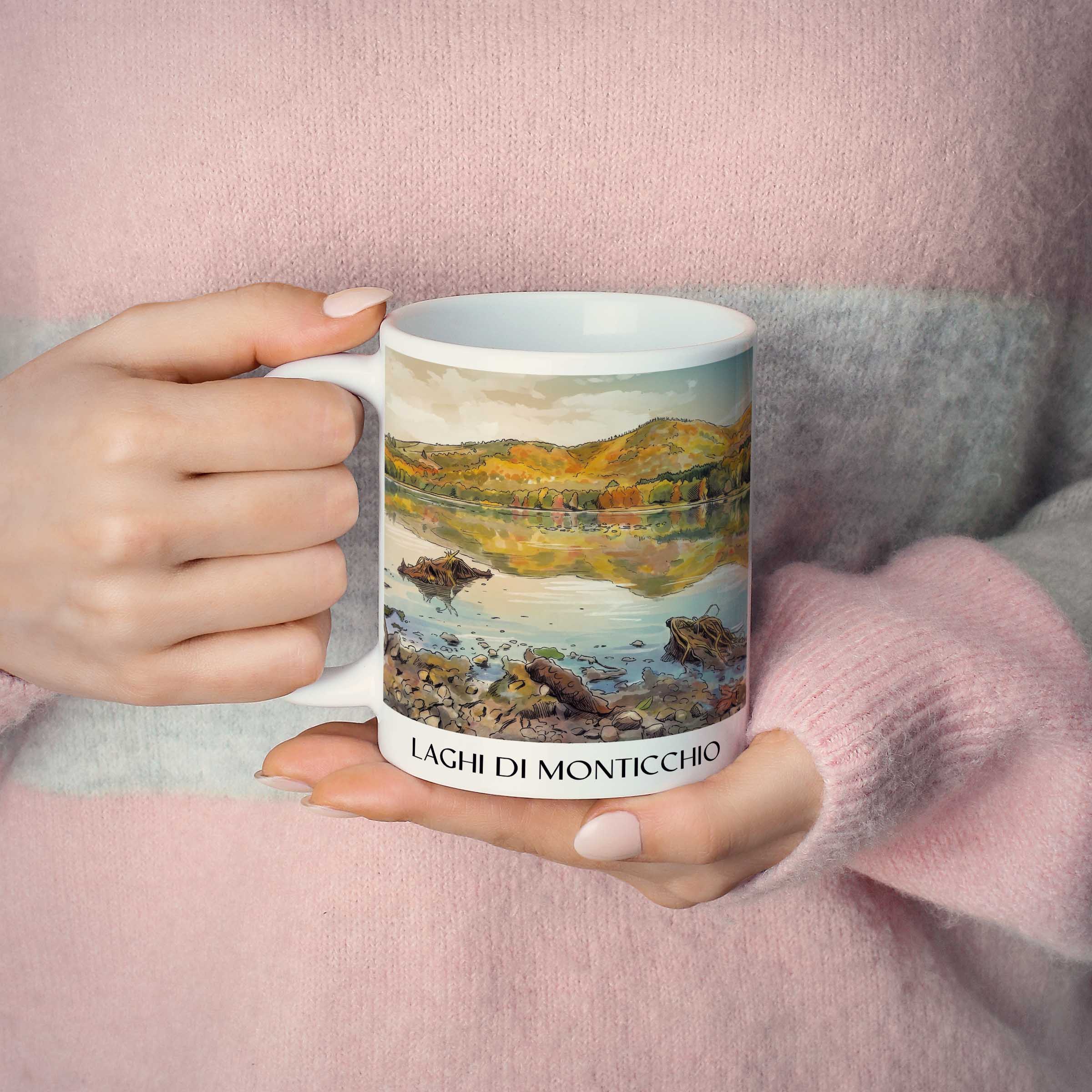 laghi-di-monticchio-basilikata-italien-kaffeebecher-aquarell