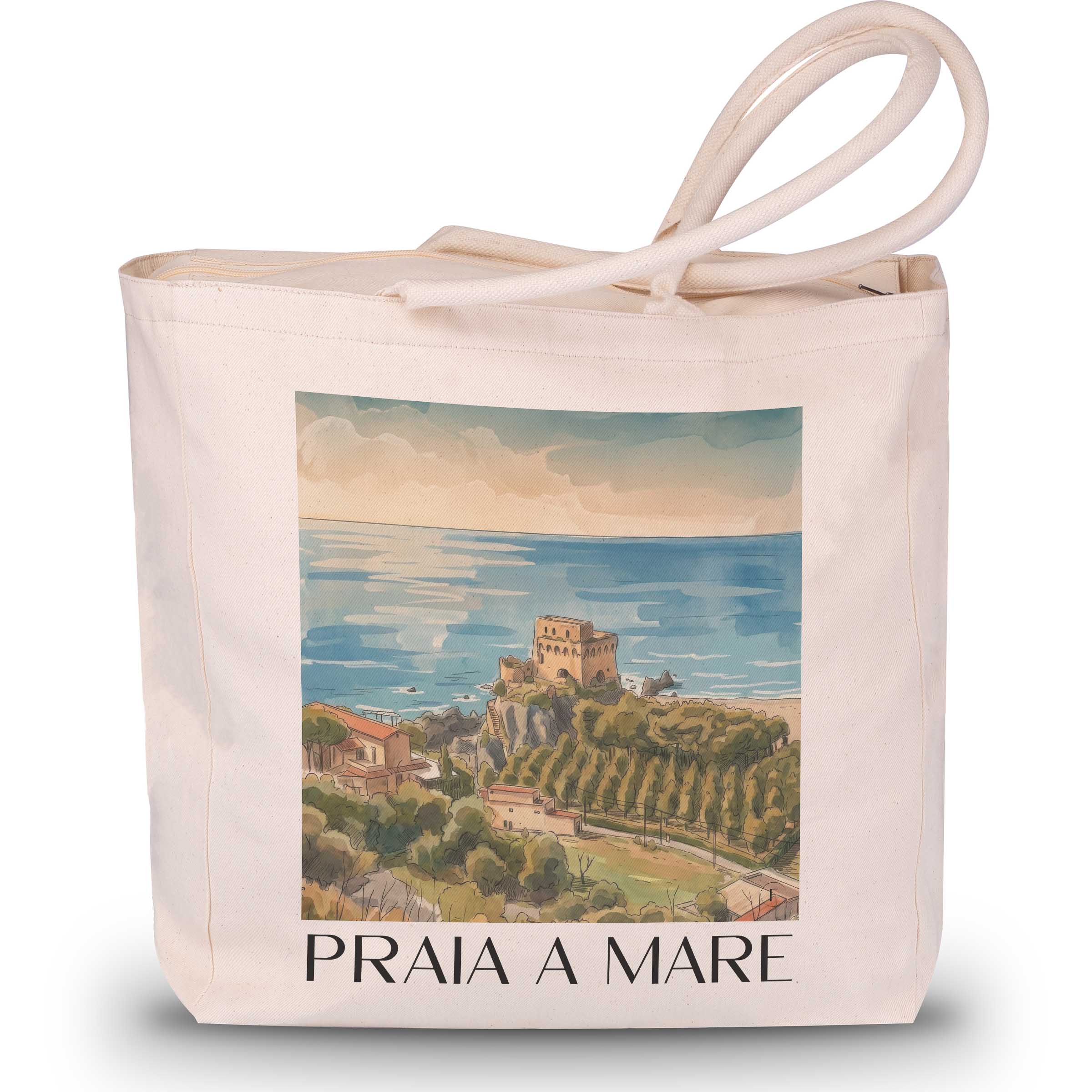praia-a-mare-kalabrien-italien-einkaufstasche-aquarell