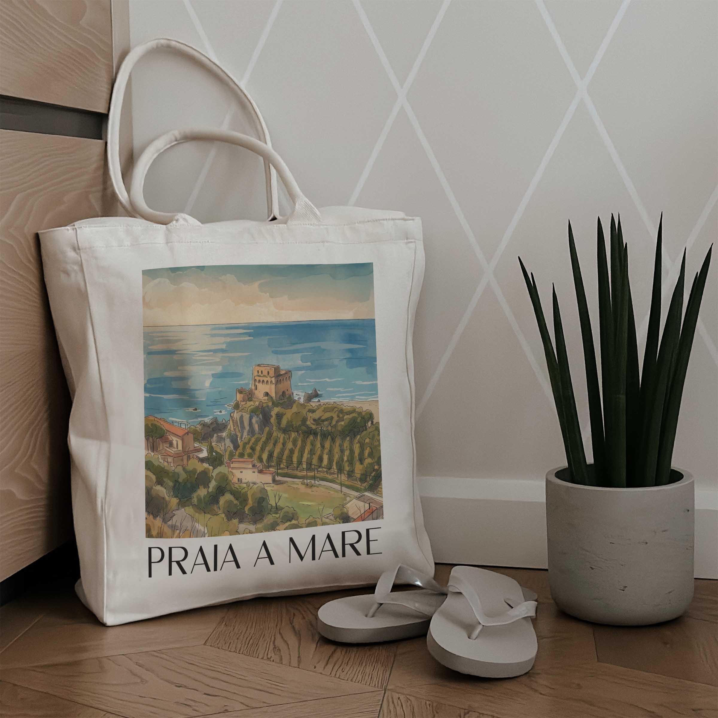 praia-a-mare-kalabrien-italien-einkaufstasche-aquarell