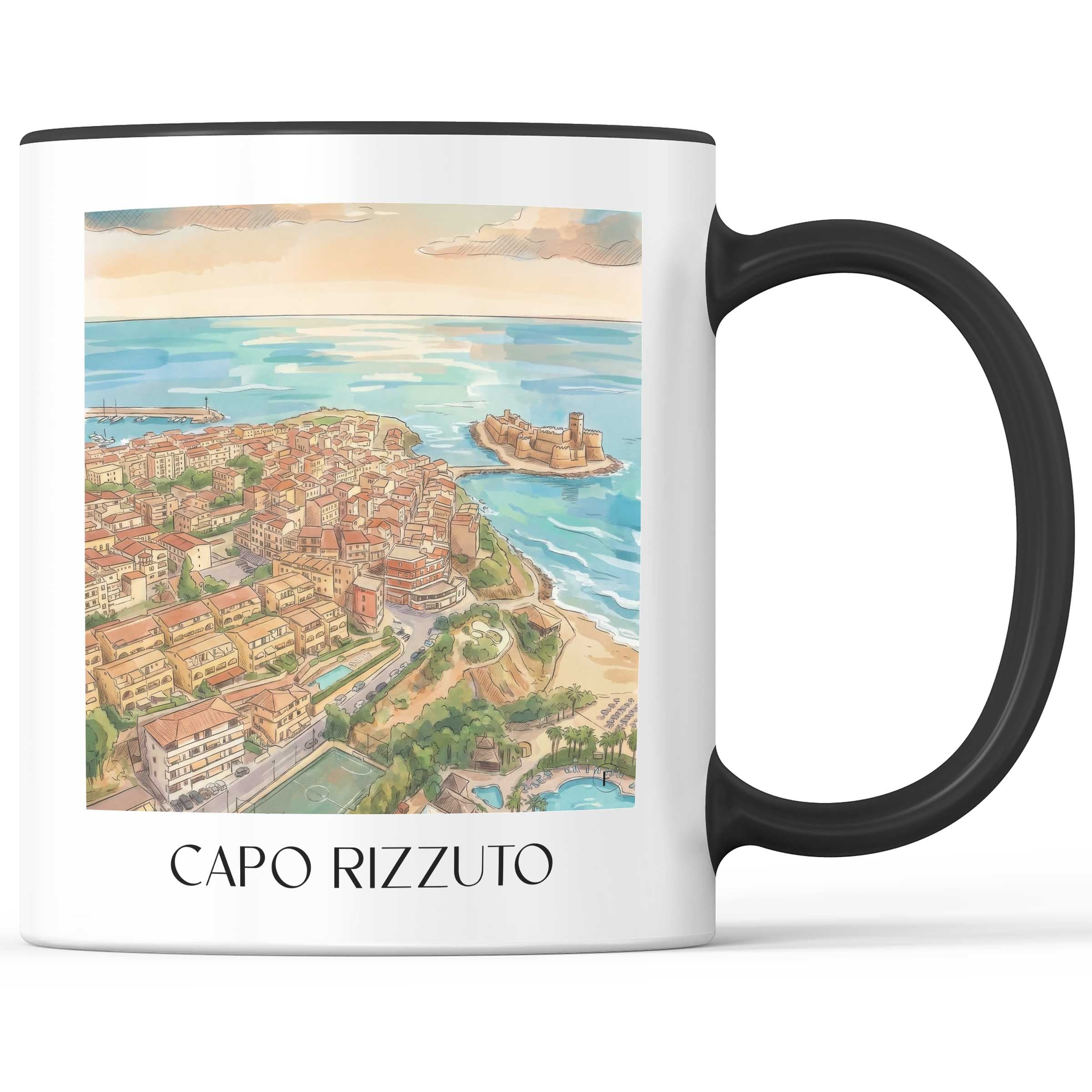 capo-rizzuto-kalabrien-italien-kaffeebecher-aquarell