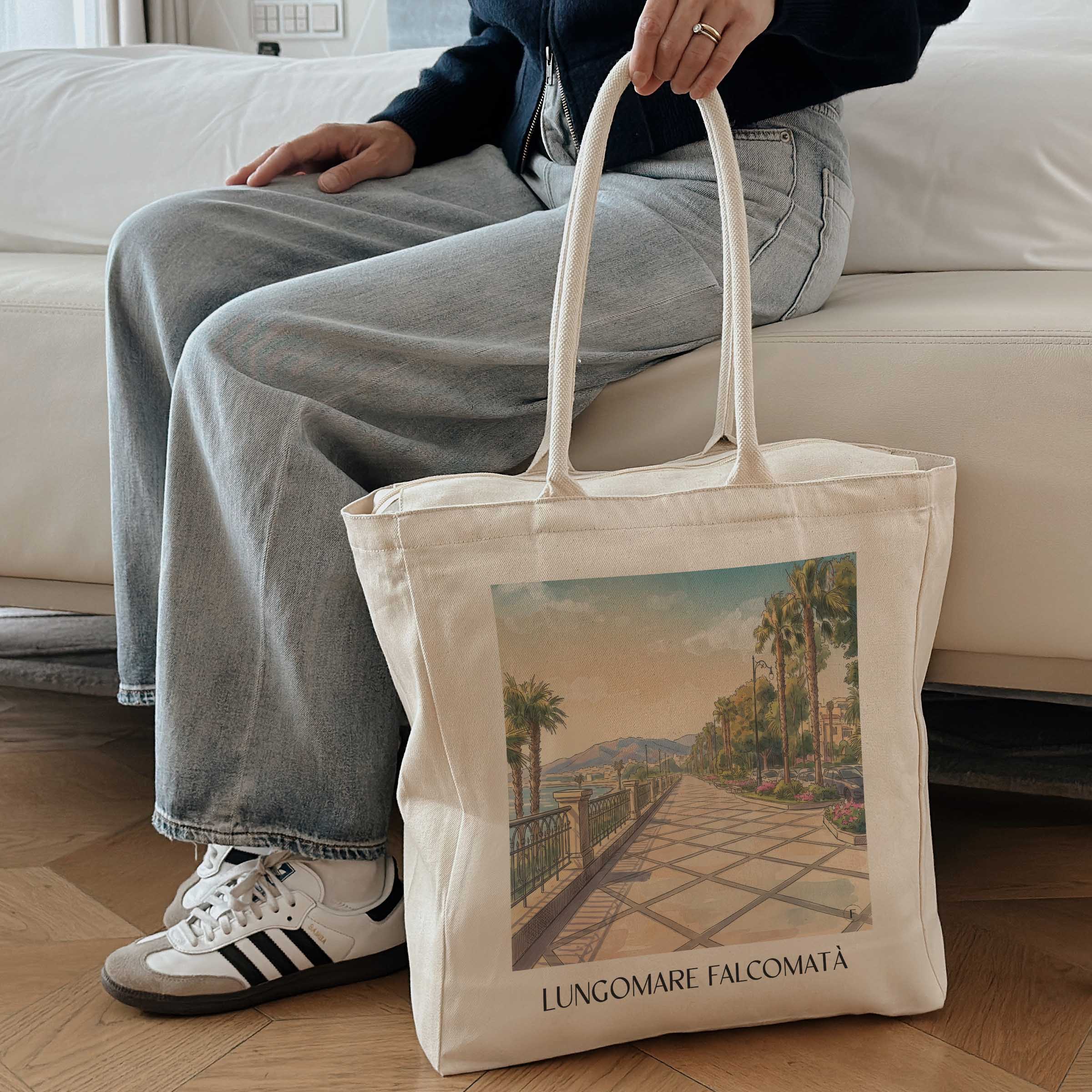 lungomare-falcomatà-reggio-calabria-italien-einkaufstasche-aquarell