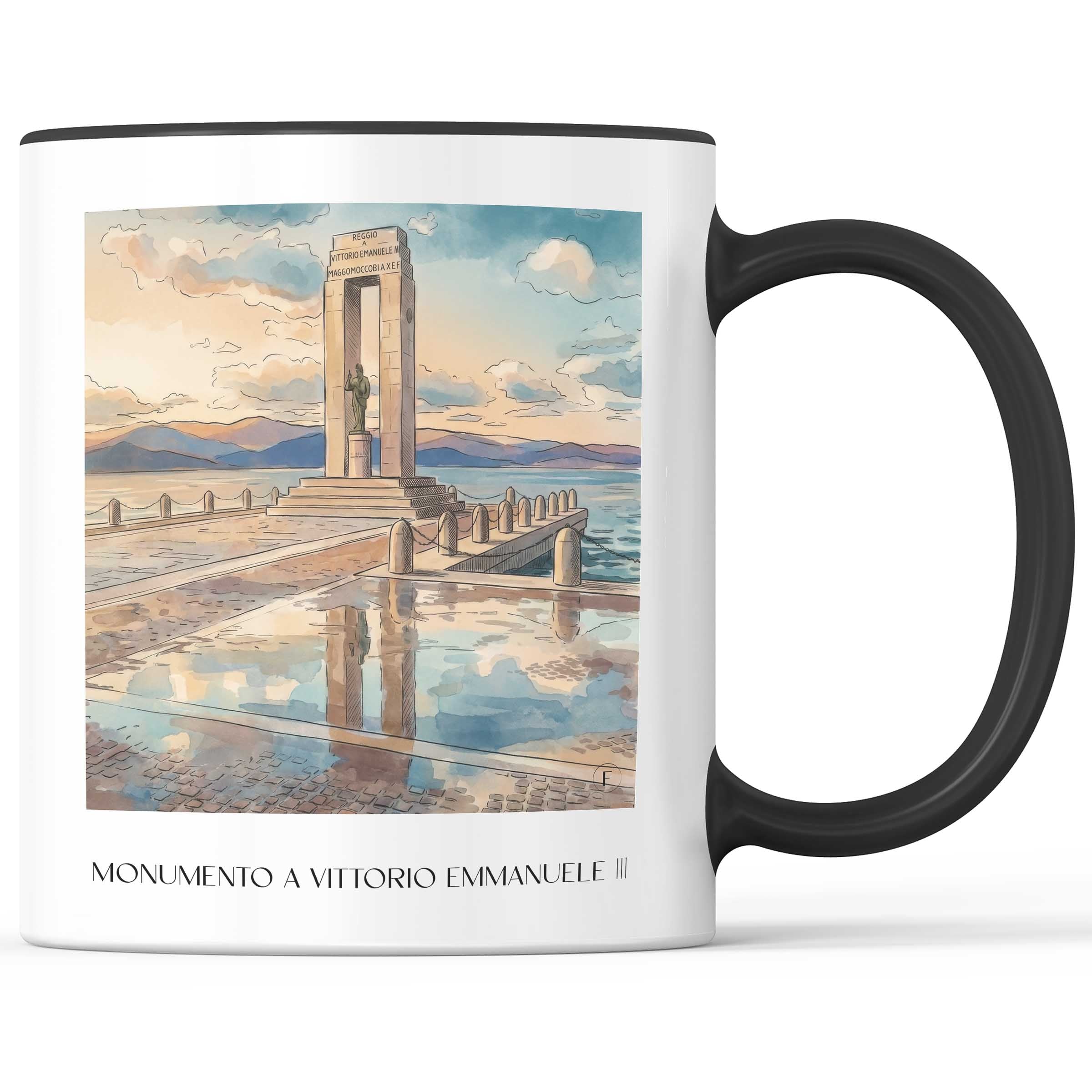 monumento-a-vittorio-emmanuele-iii-reggio-calabria-italien-kaffeebecher-aquarell