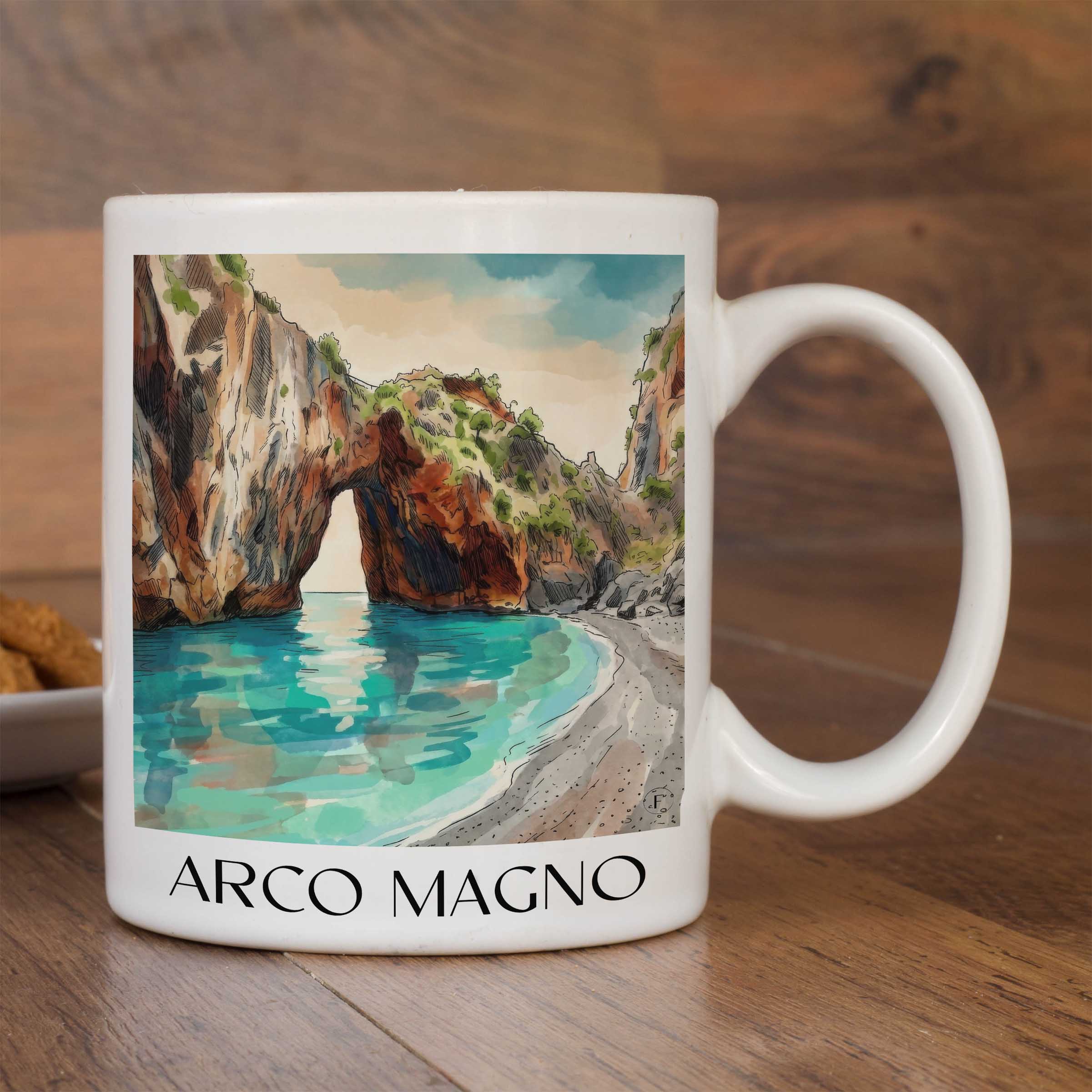 arco-magno-san-nicola-arcella-italien-kaffeebecher-aquarell