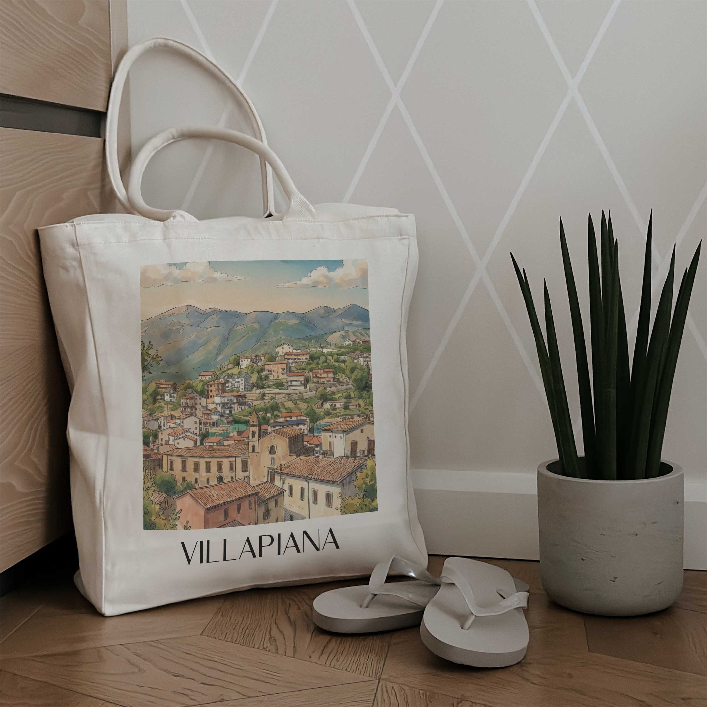 villapiana-kalabrien-italien-einkaufstasche-aquarell