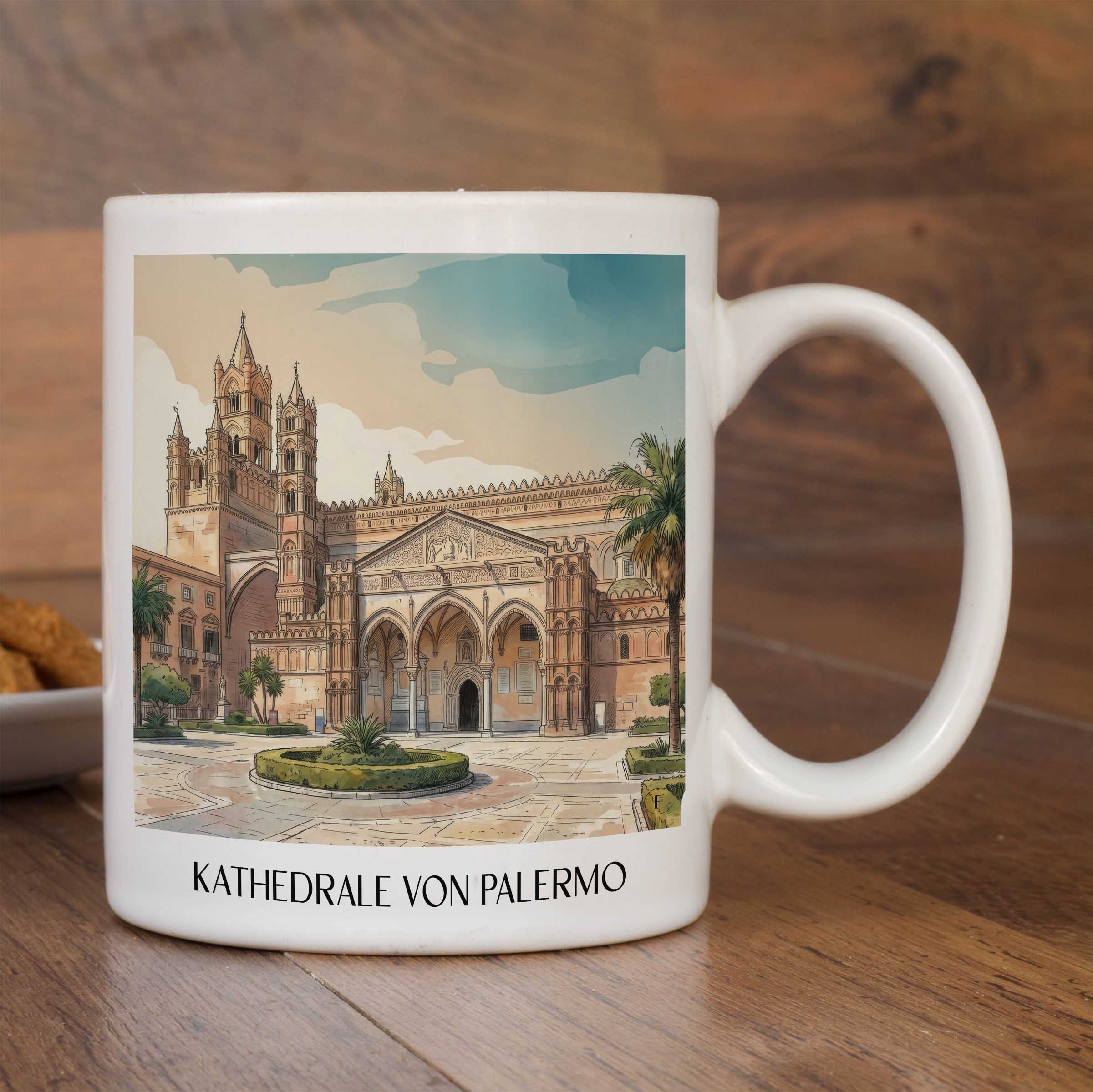kathedrale-von-palermo-sizilien-italien-kaffeebecher-aquarell