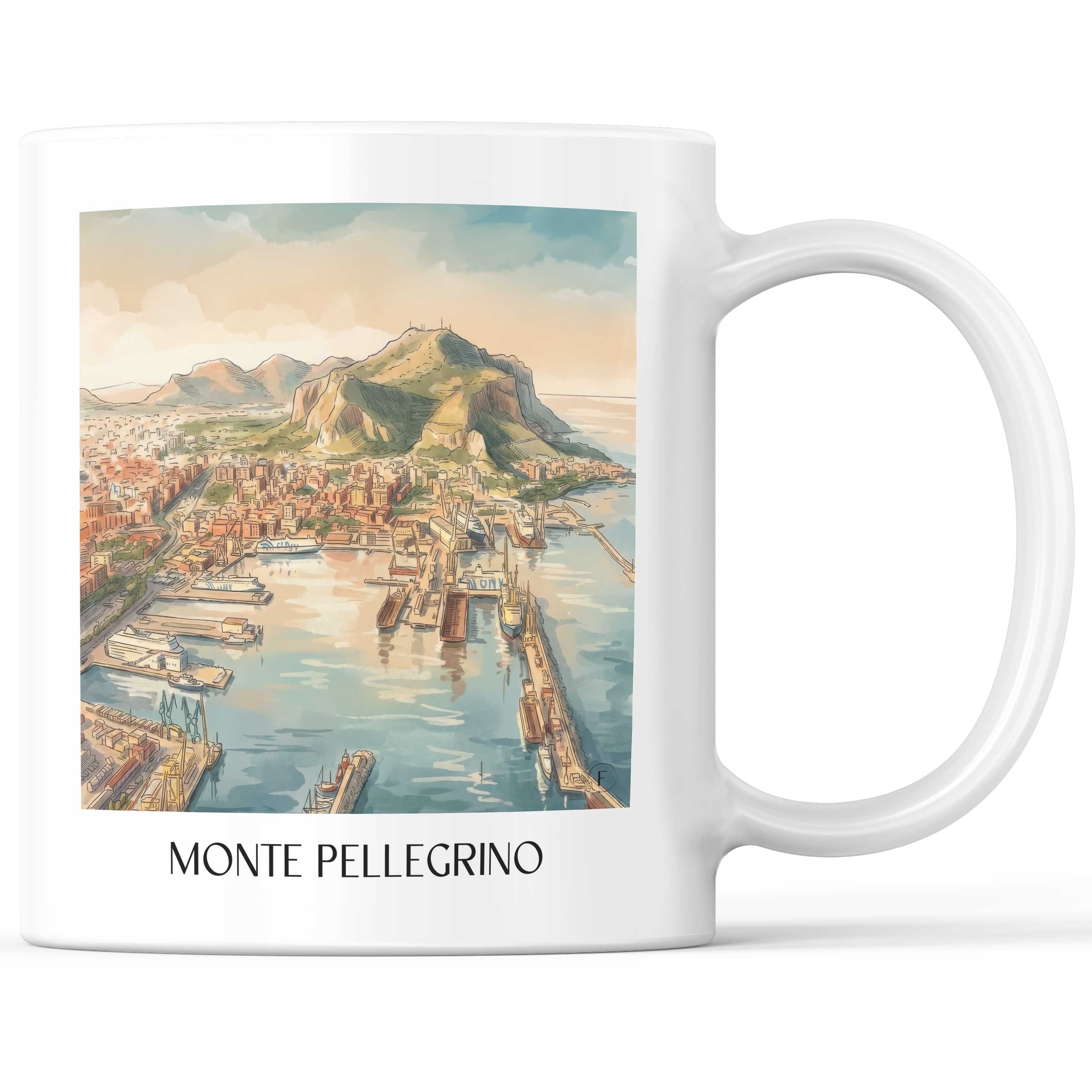 monte-pellegrino-palermo-italien-kaffeebecher-aquarell