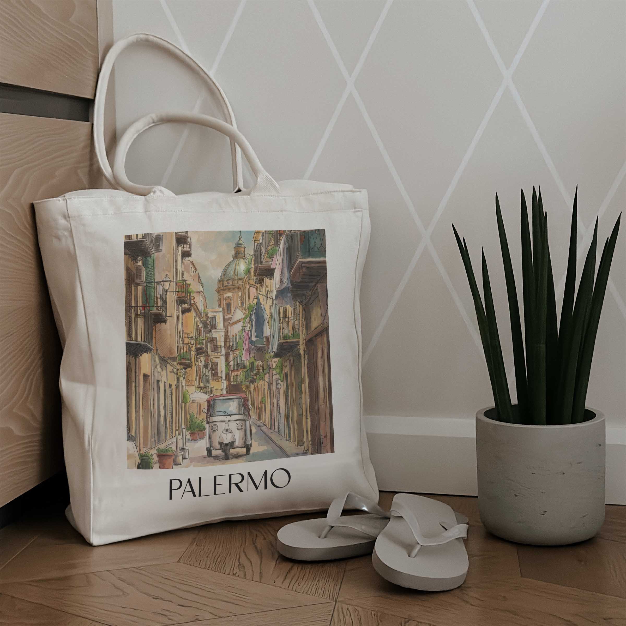 palermo-sizilien-italien-einkaufstasche-aquarell