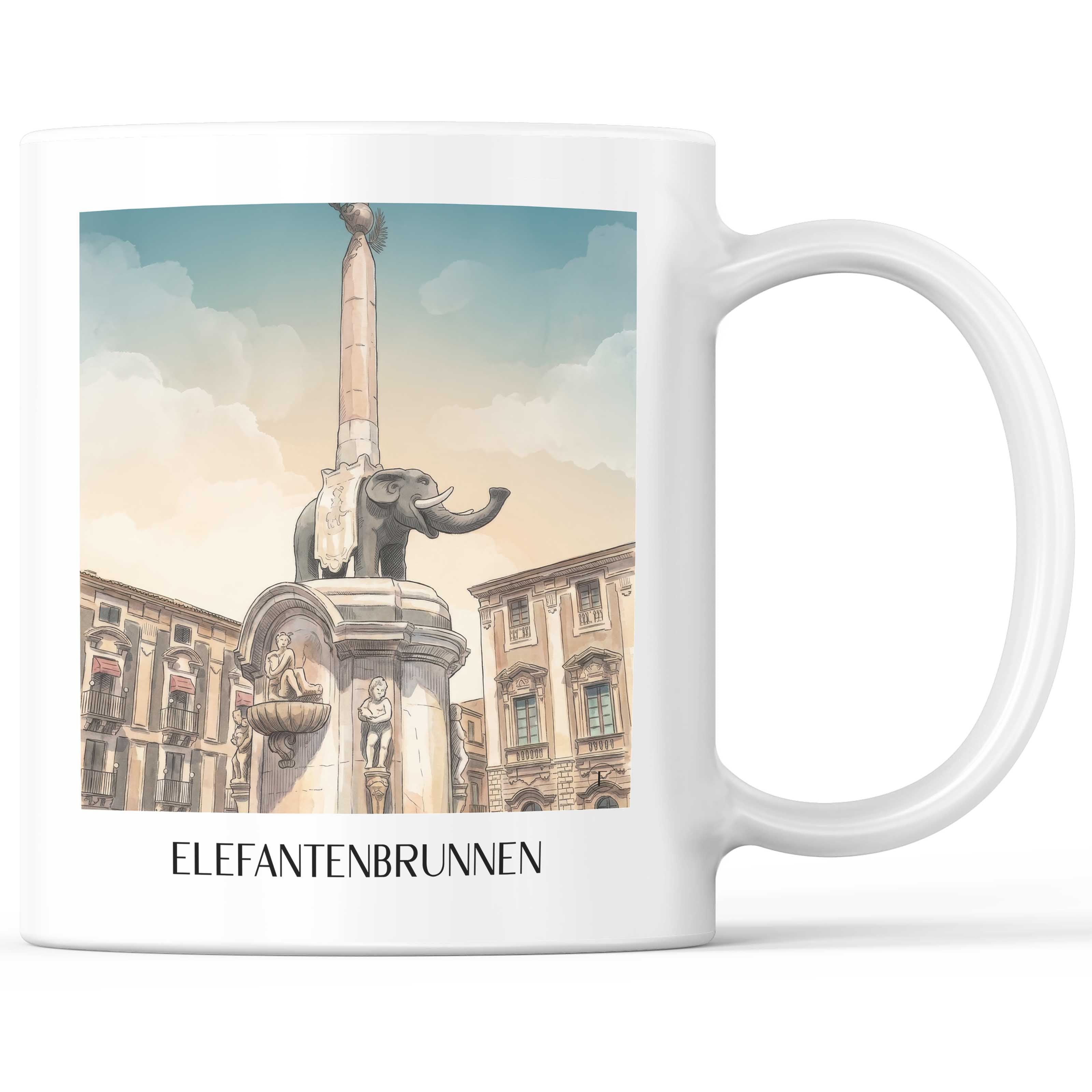 elefantenbrunnen-catania-italien-kaffeebecher-aquarell