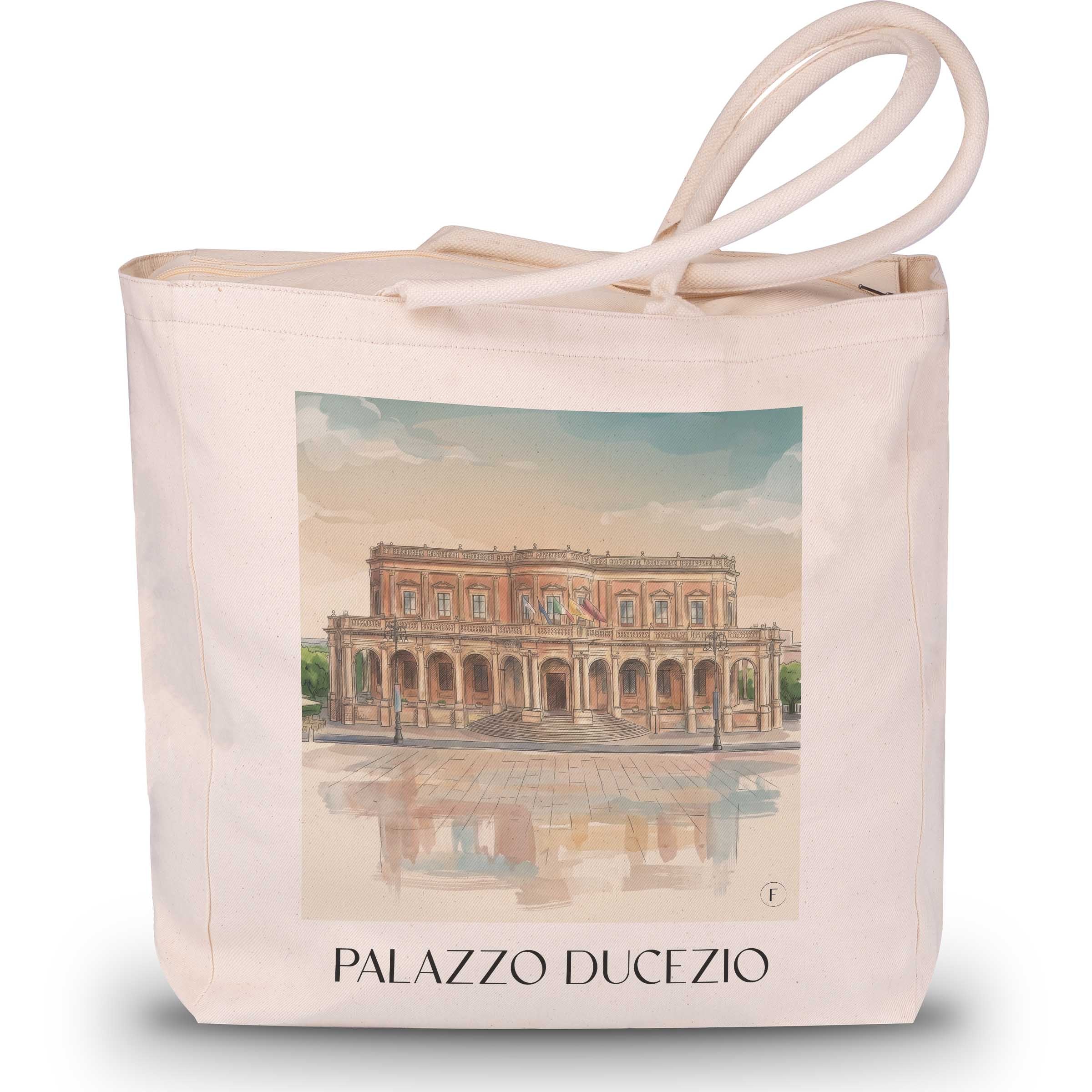 palazzo-ducezio-noto-italien-einkaufstasche-aquarell