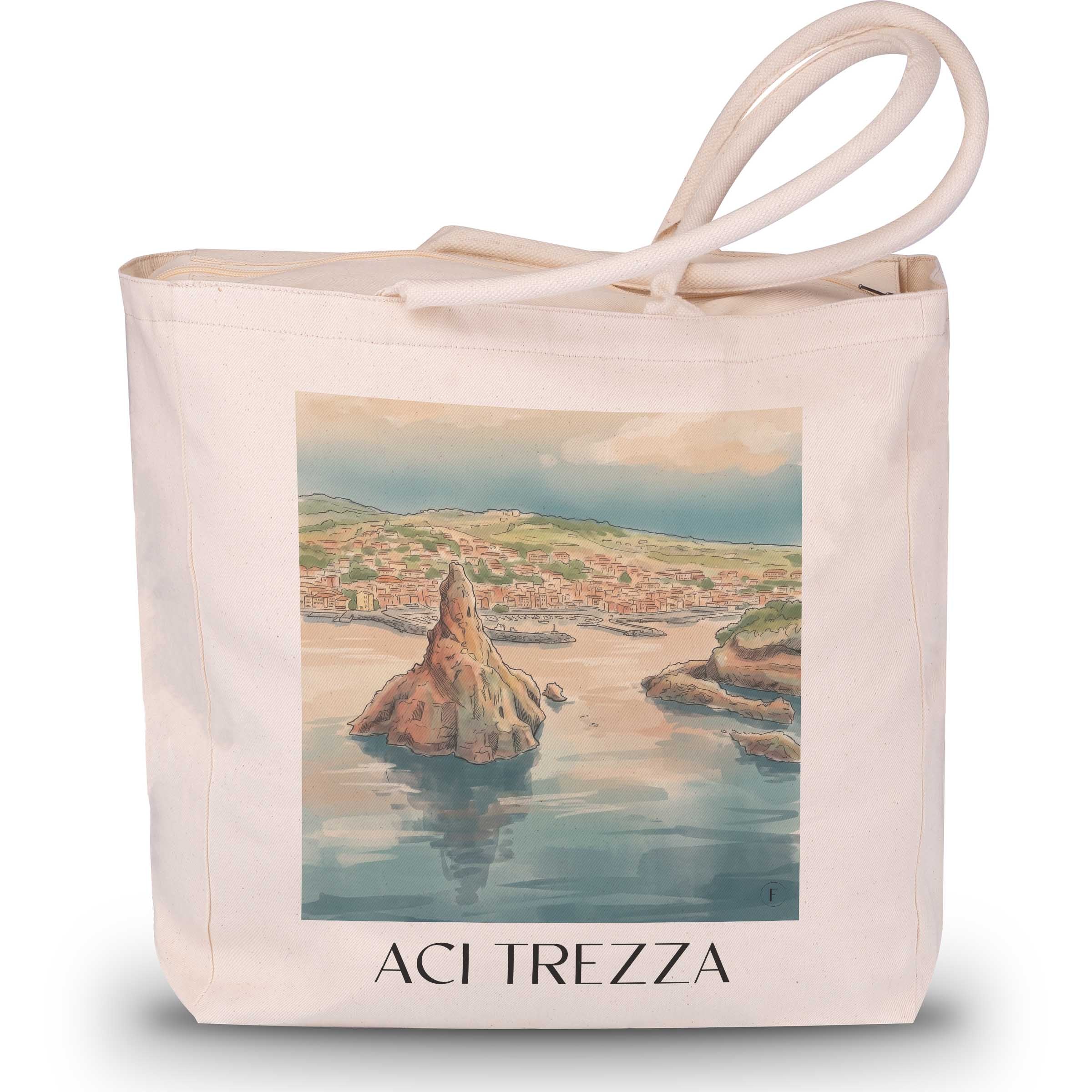aci-trezza-sizilien-italien-einkaufstasche-aquarell