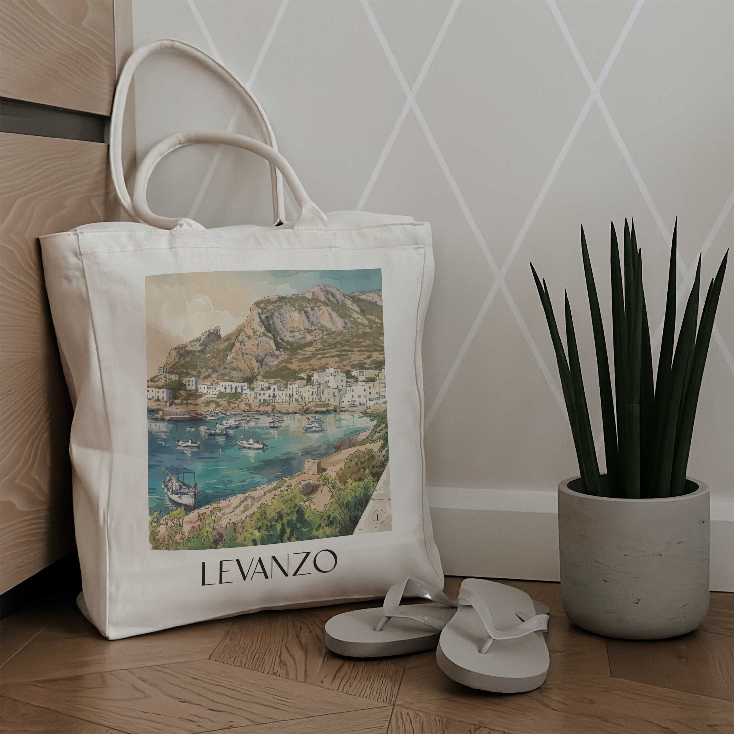 levanzo-trapani-italien-einkaufstasche-aquarell