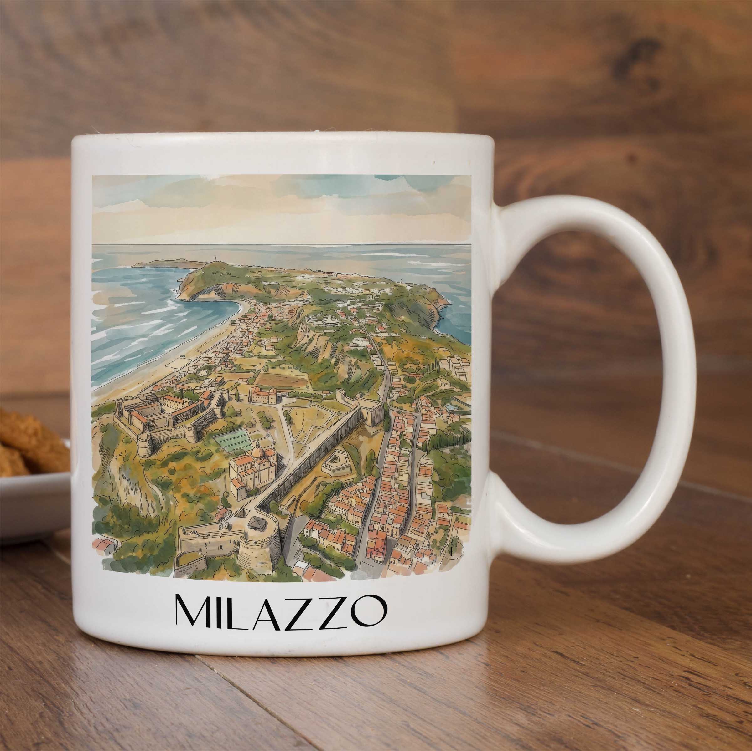 milazzo--sizilien-italien-kaffeebecher-aquarell