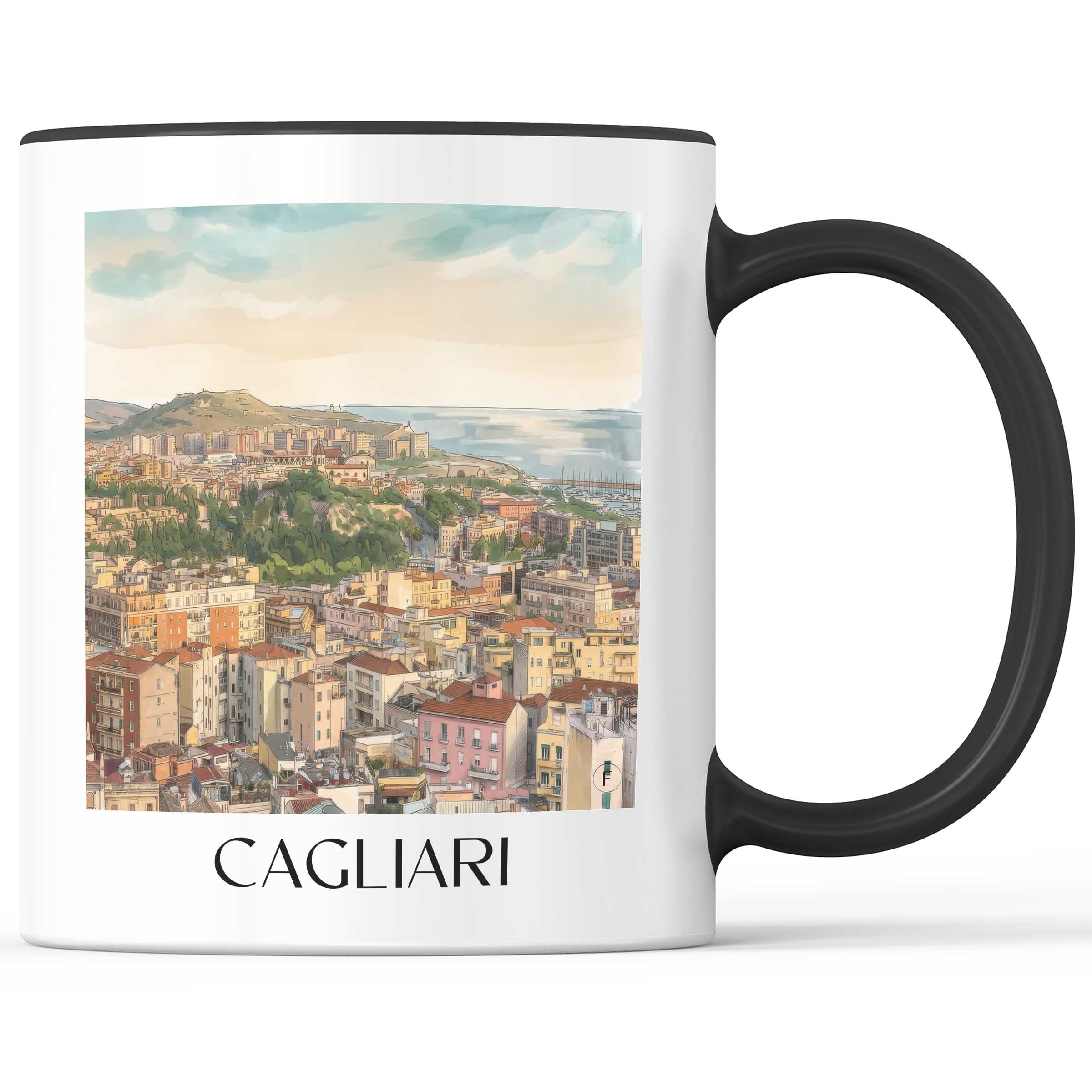 cagliari-sardinien-italien-kaffeebecher-aquarell