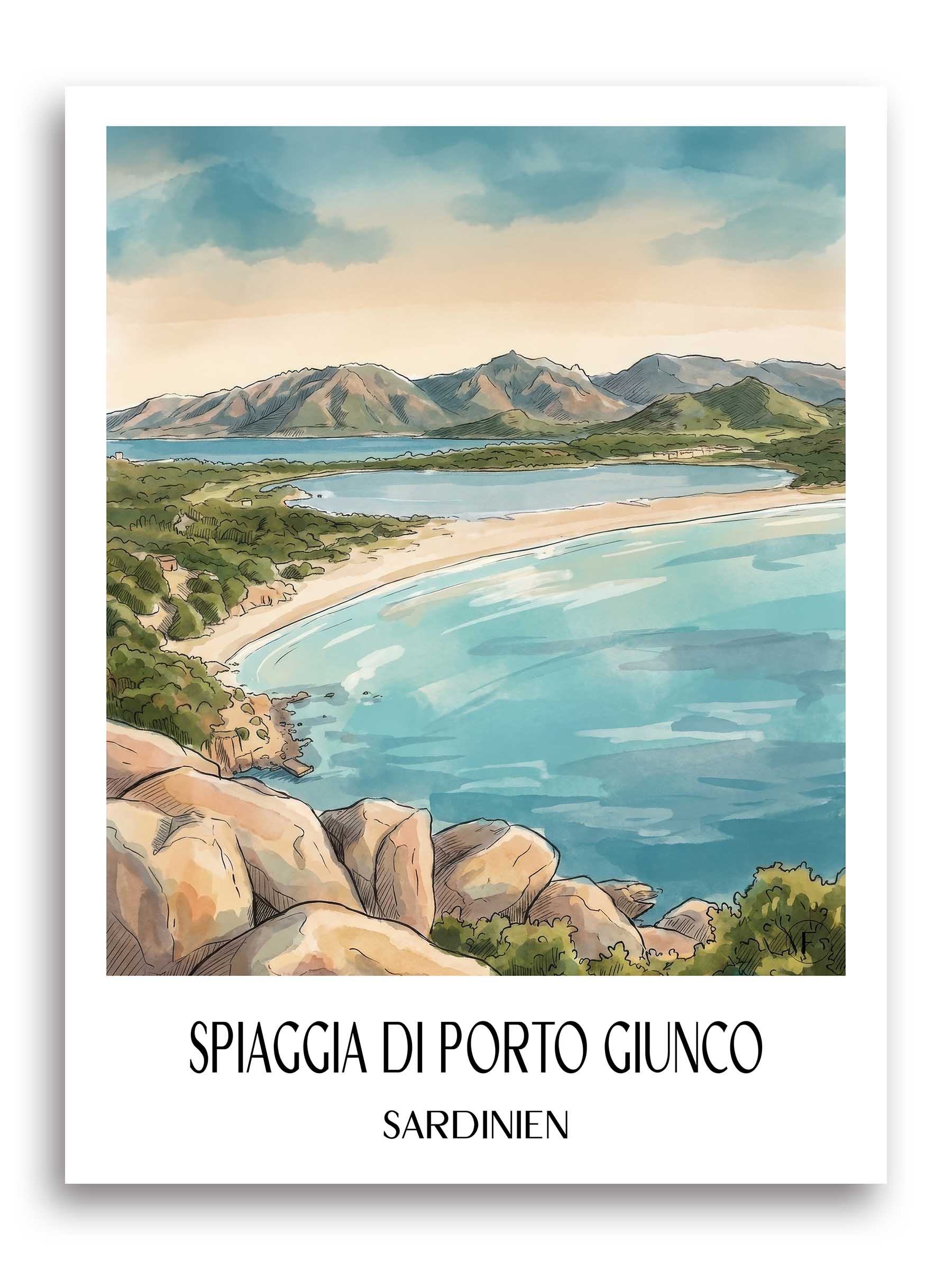spiaggia-di-porto-giunco-sardinien-italien-poster-aquarell