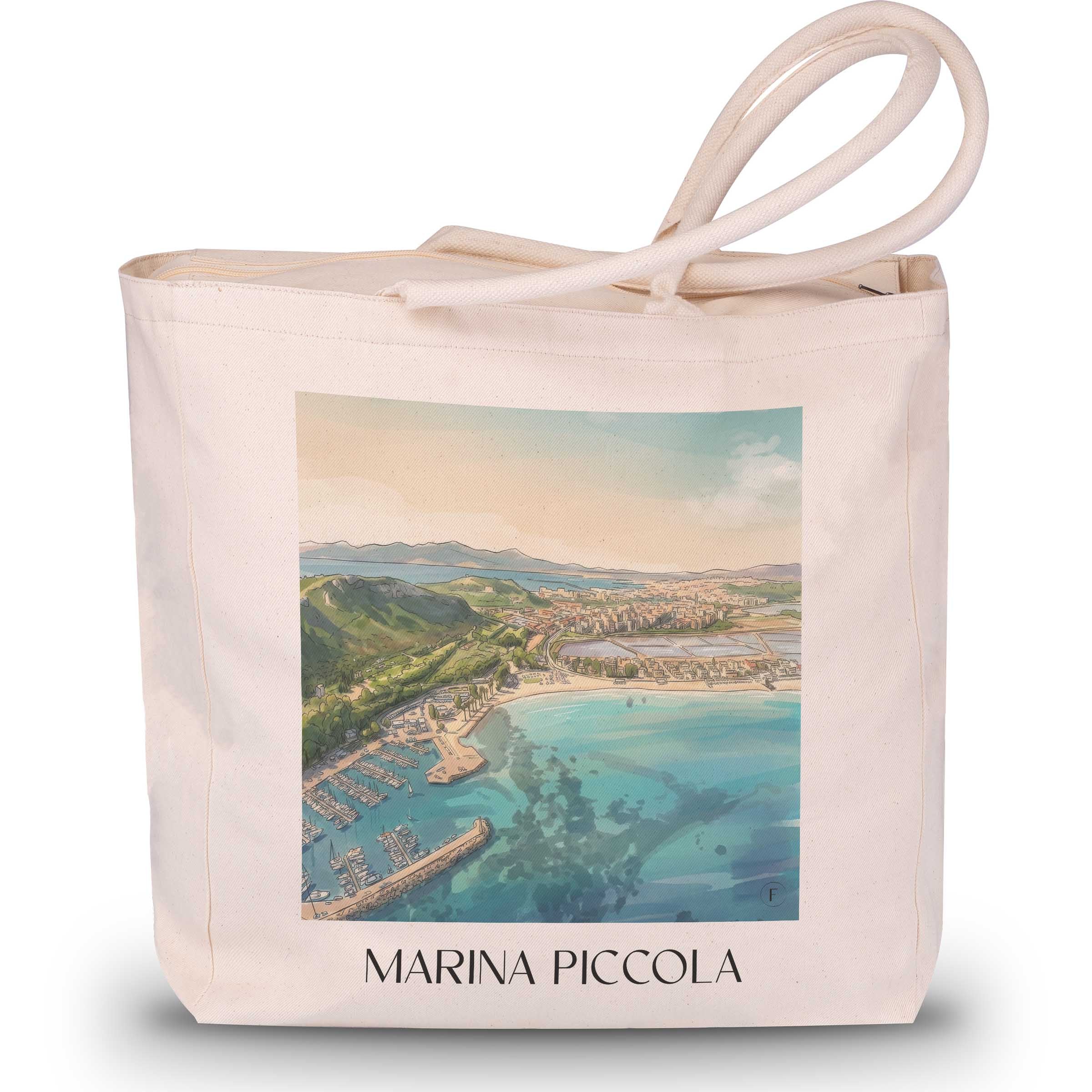marina-piccola-cagliari-italien-einkaufstasche-aquarell