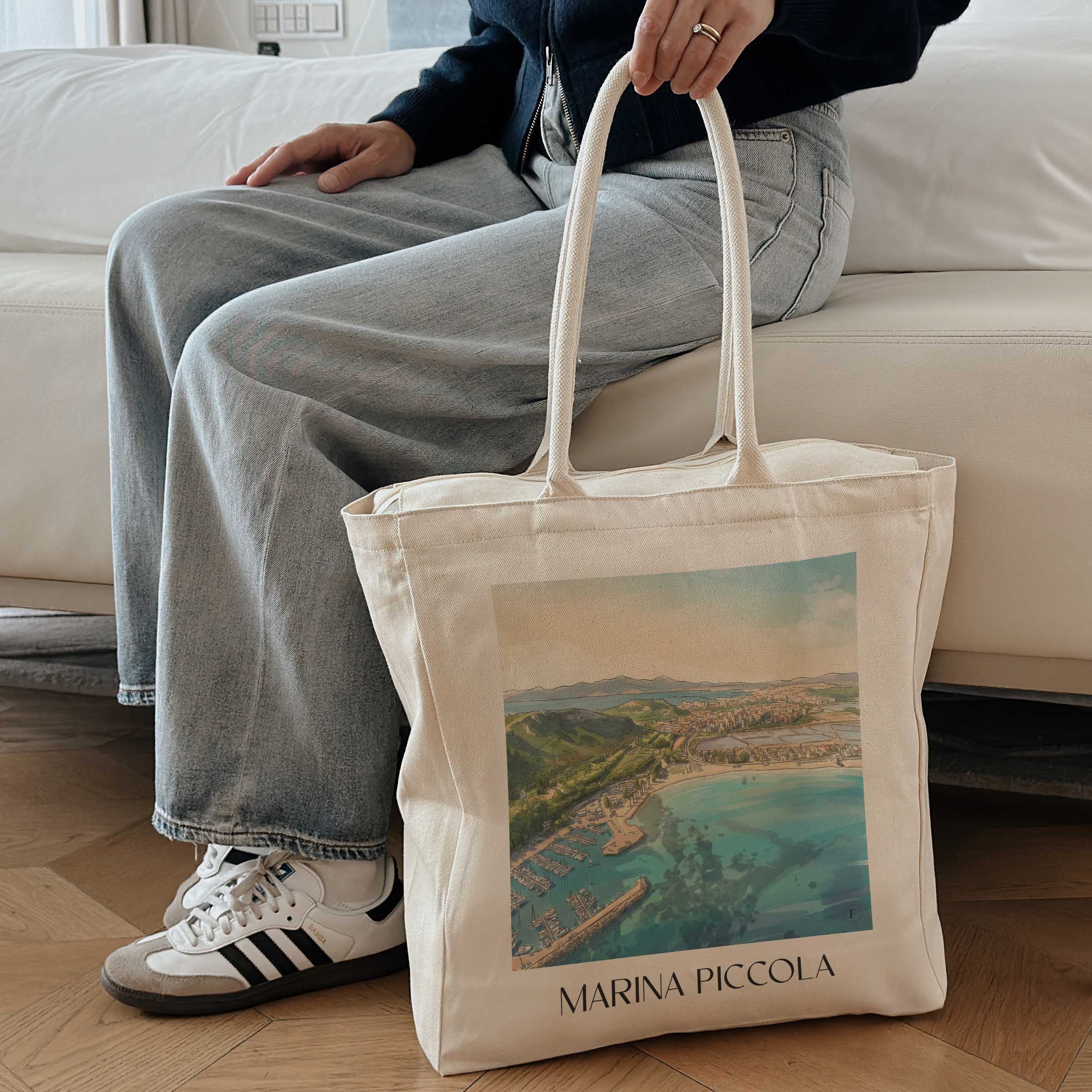 marina-piccola-cagliari-italien-einkaufstasche-aquarell