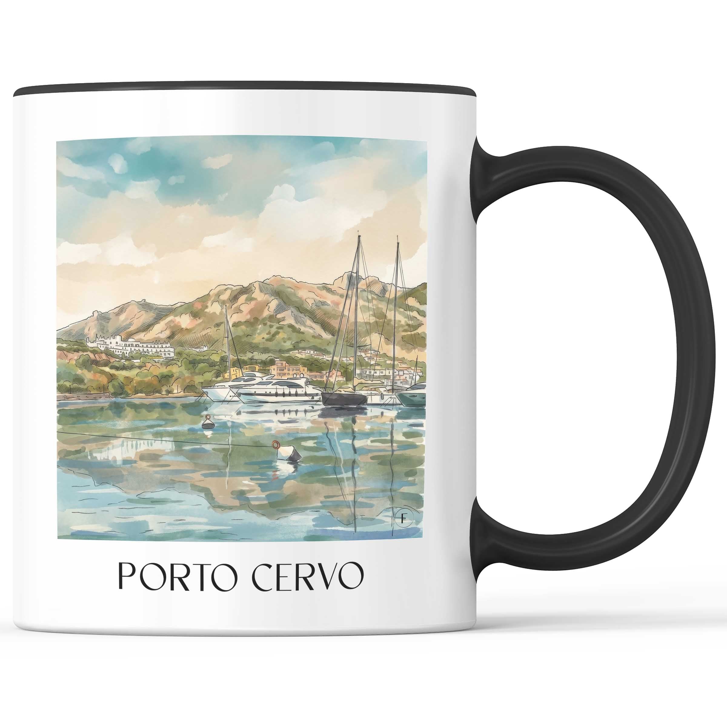 porto-cervo-sardinien-italien-kaffeebecher-aquarell