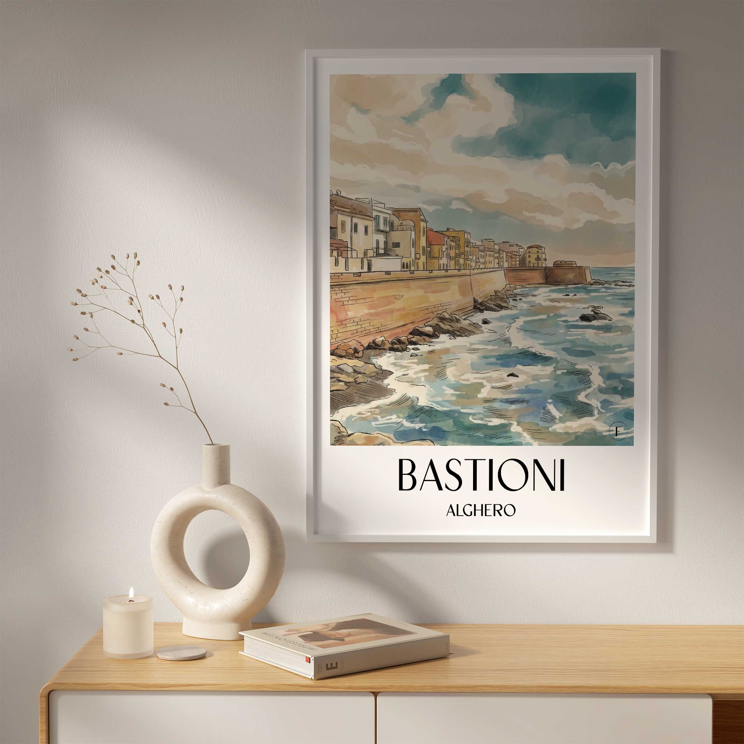 bastioni--alghero-italien-poster-aquarell
