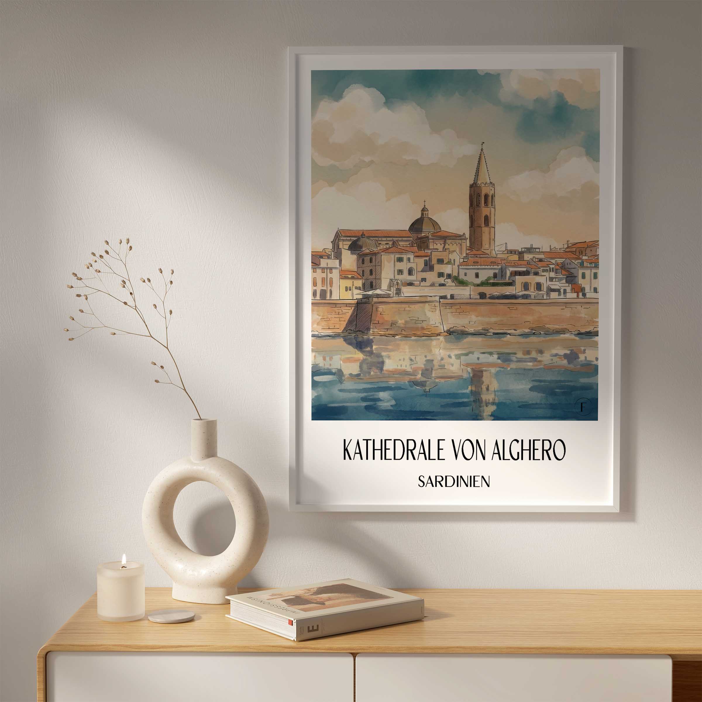 kathedrale-von-alghero-sardinien-italien-poster-aquarell
