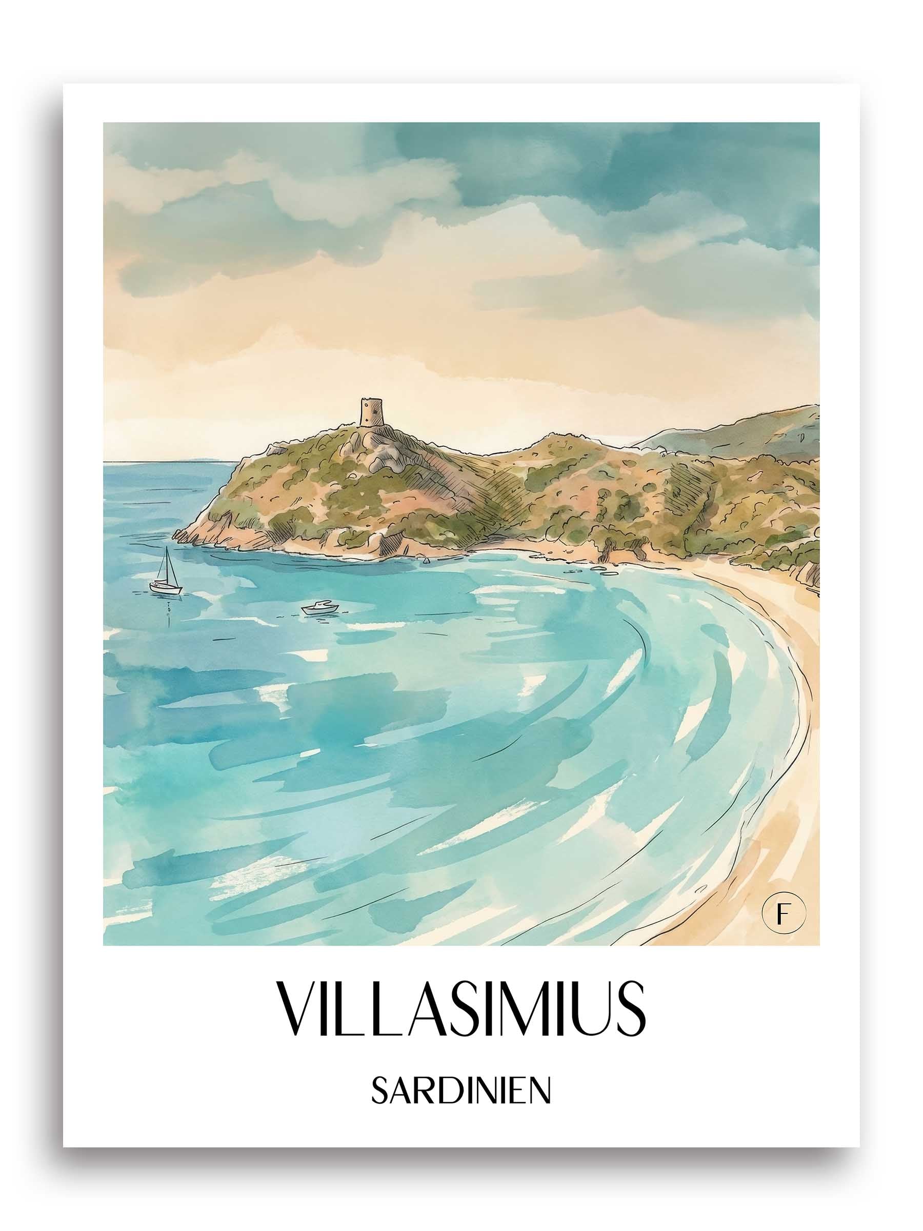 villasimius-sardinien-italien-poster-aquarell