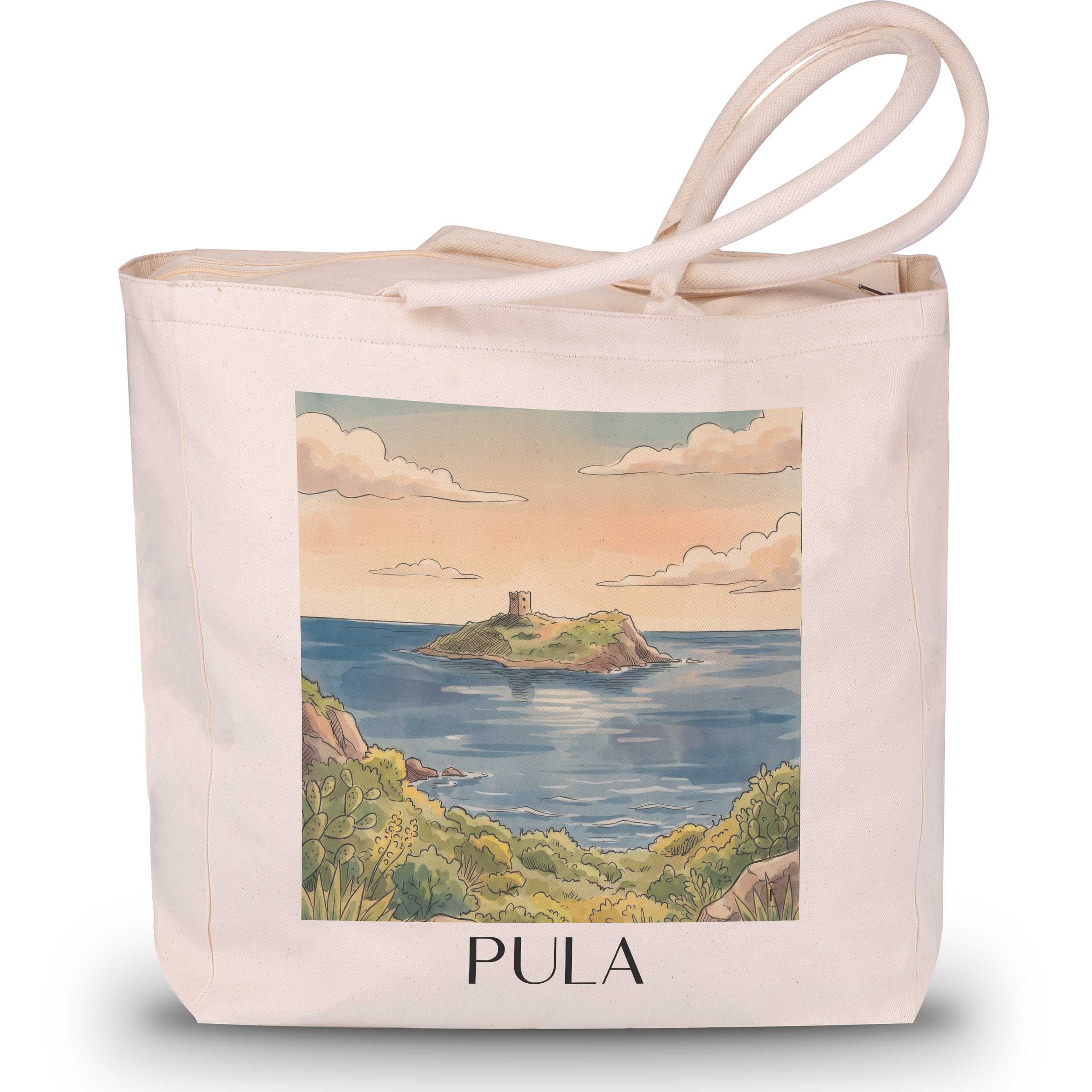 pula--sardinien-italien-einkaufstasche-aquarell