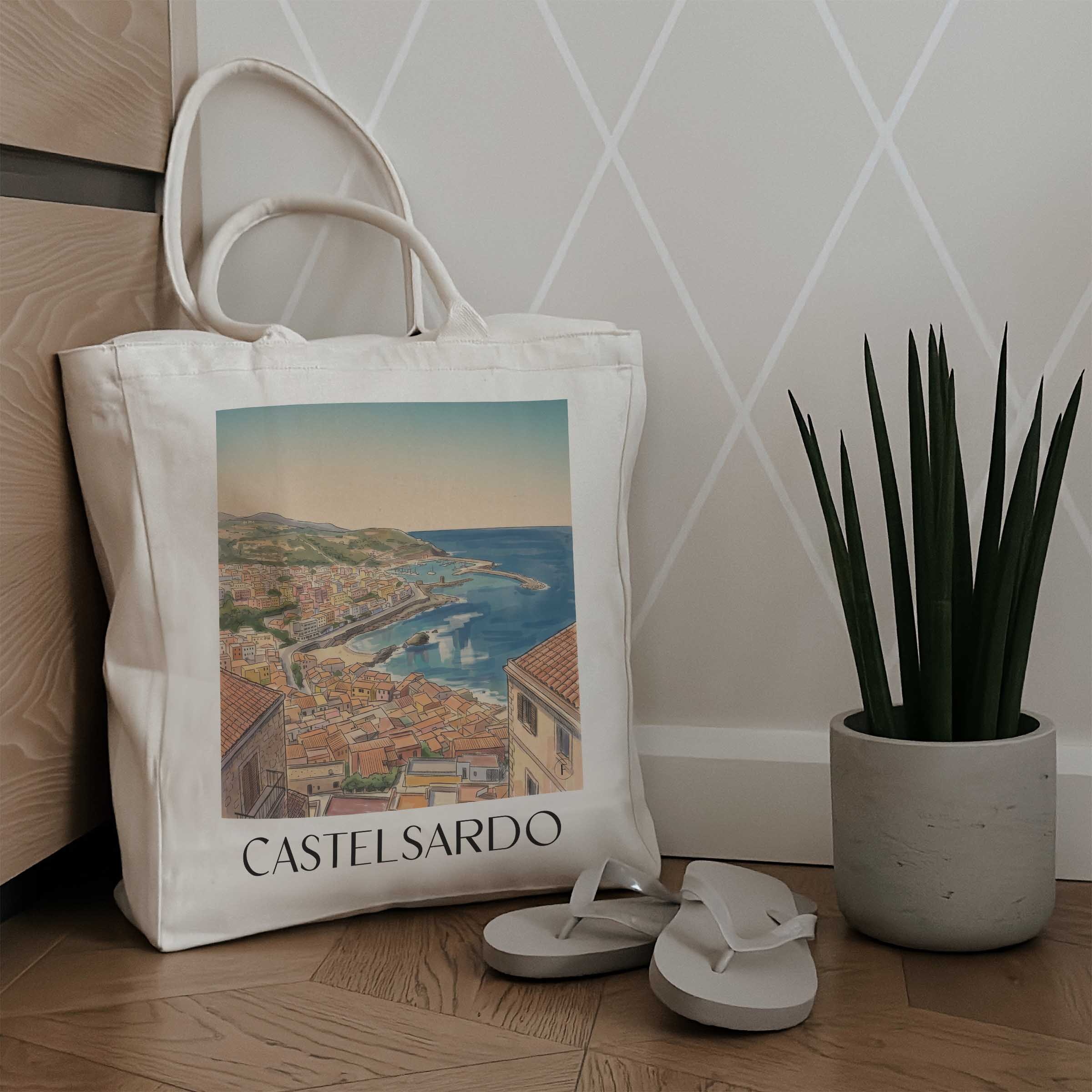 castelsardo-sardinien-italien-einkaufstasche-aquarell