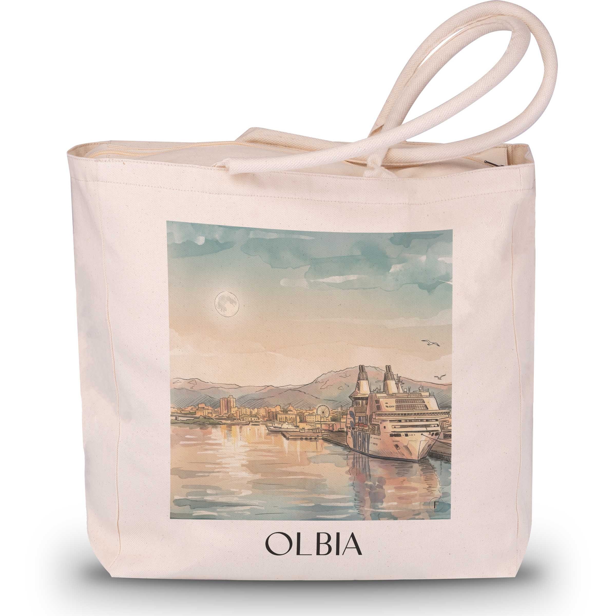 olbia-sardinien-italien-einkaufstasche-aquarell