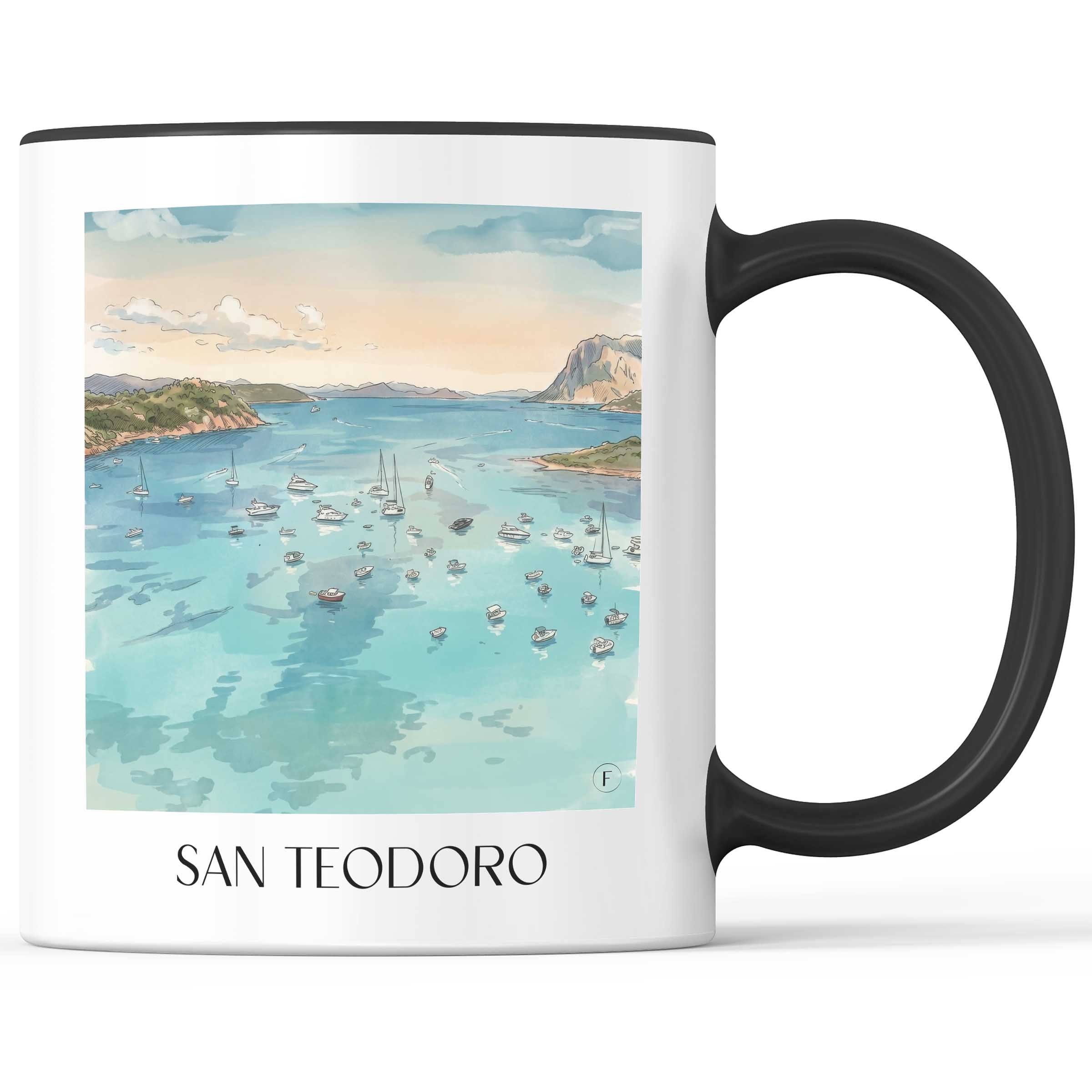 san-teodoro--sardinien-italien-kaffeebecher-aquarell