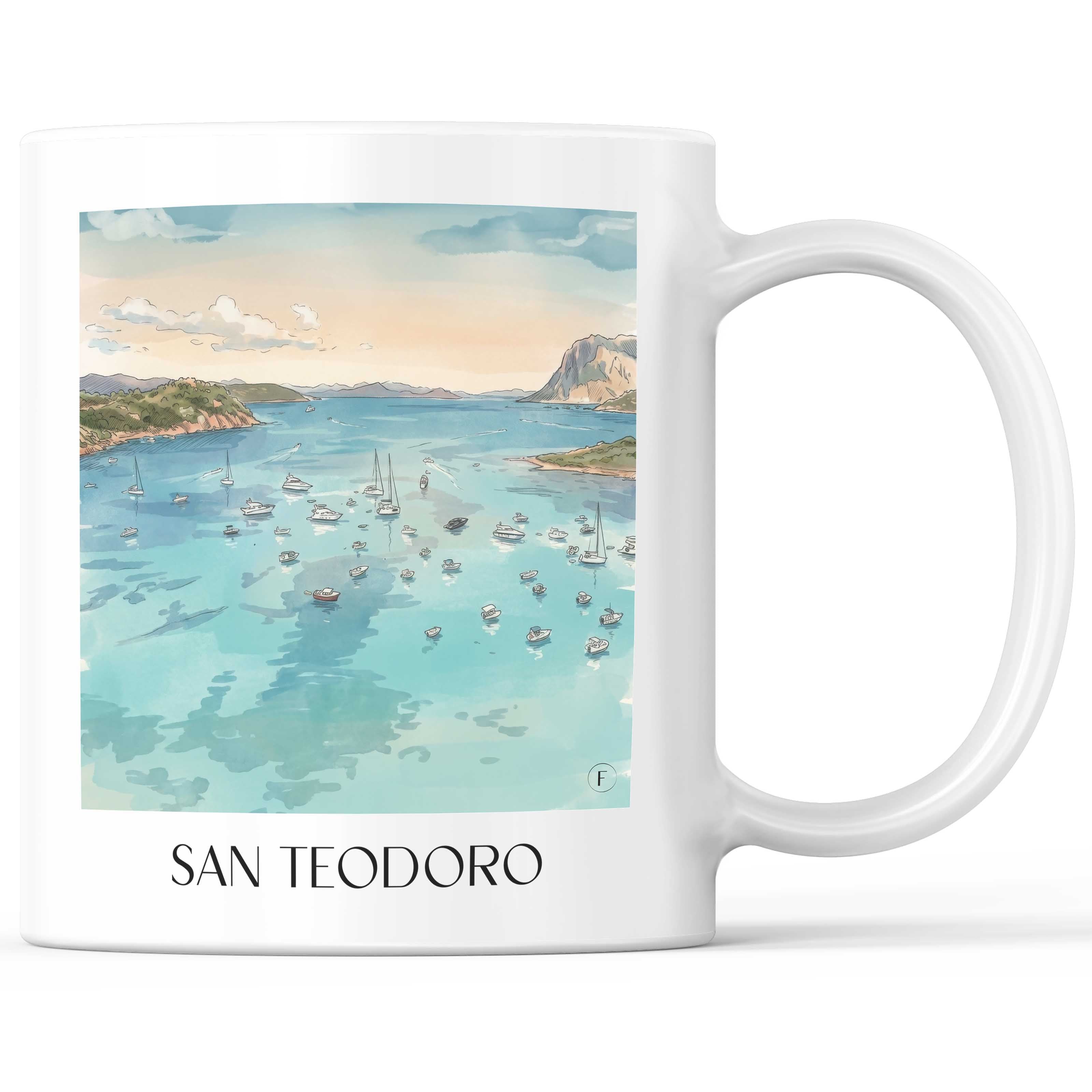 san-teodoro--sardinien-italien-kaffeebecher-aquarell